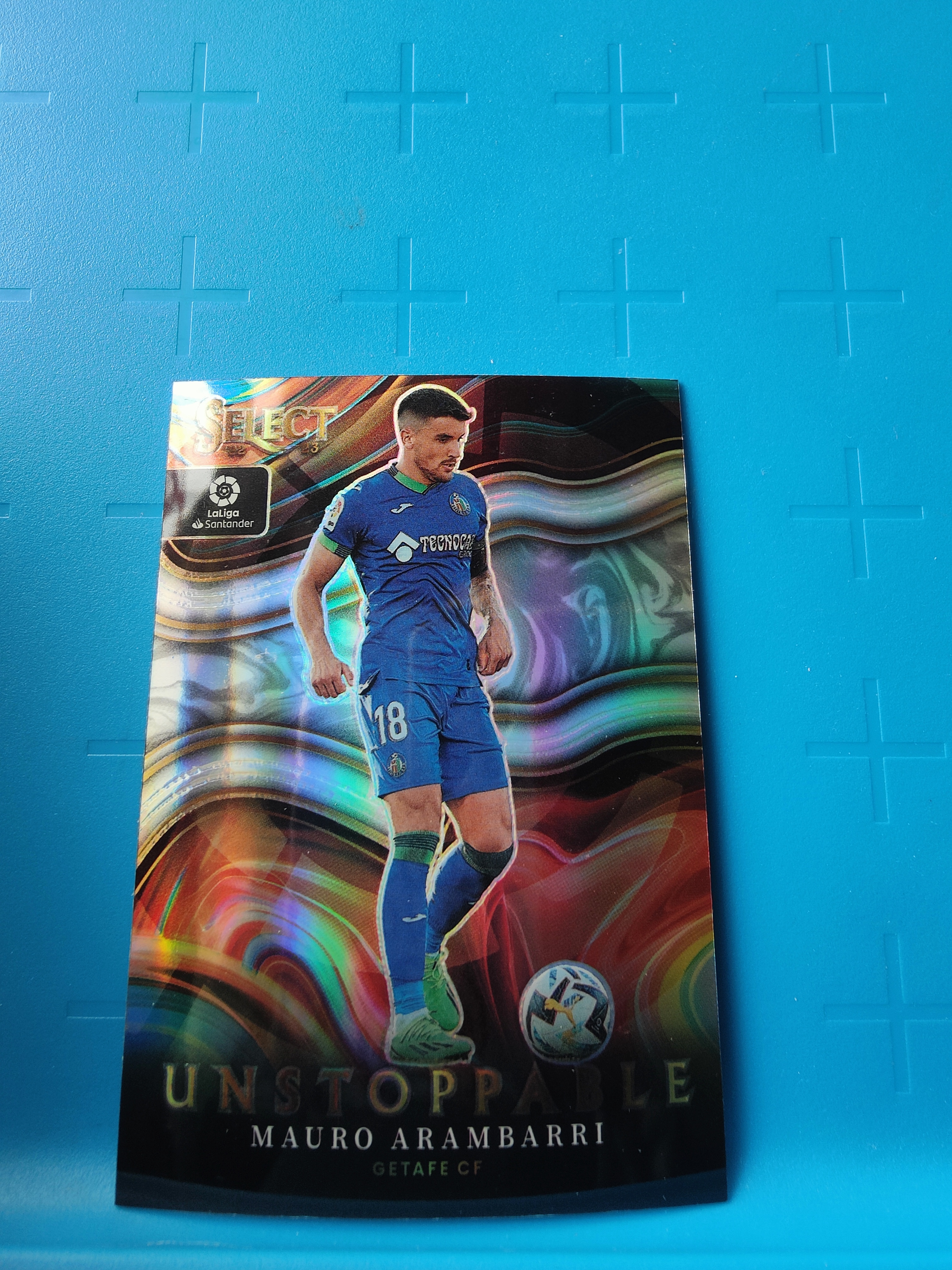2022-23 Panini Select mauro arambarri 不可阻挡 UNSTOPPABLE特卡 西甲 赫塔费 毛罗·阿兰巴 银折 折射 卡品如图 X018A