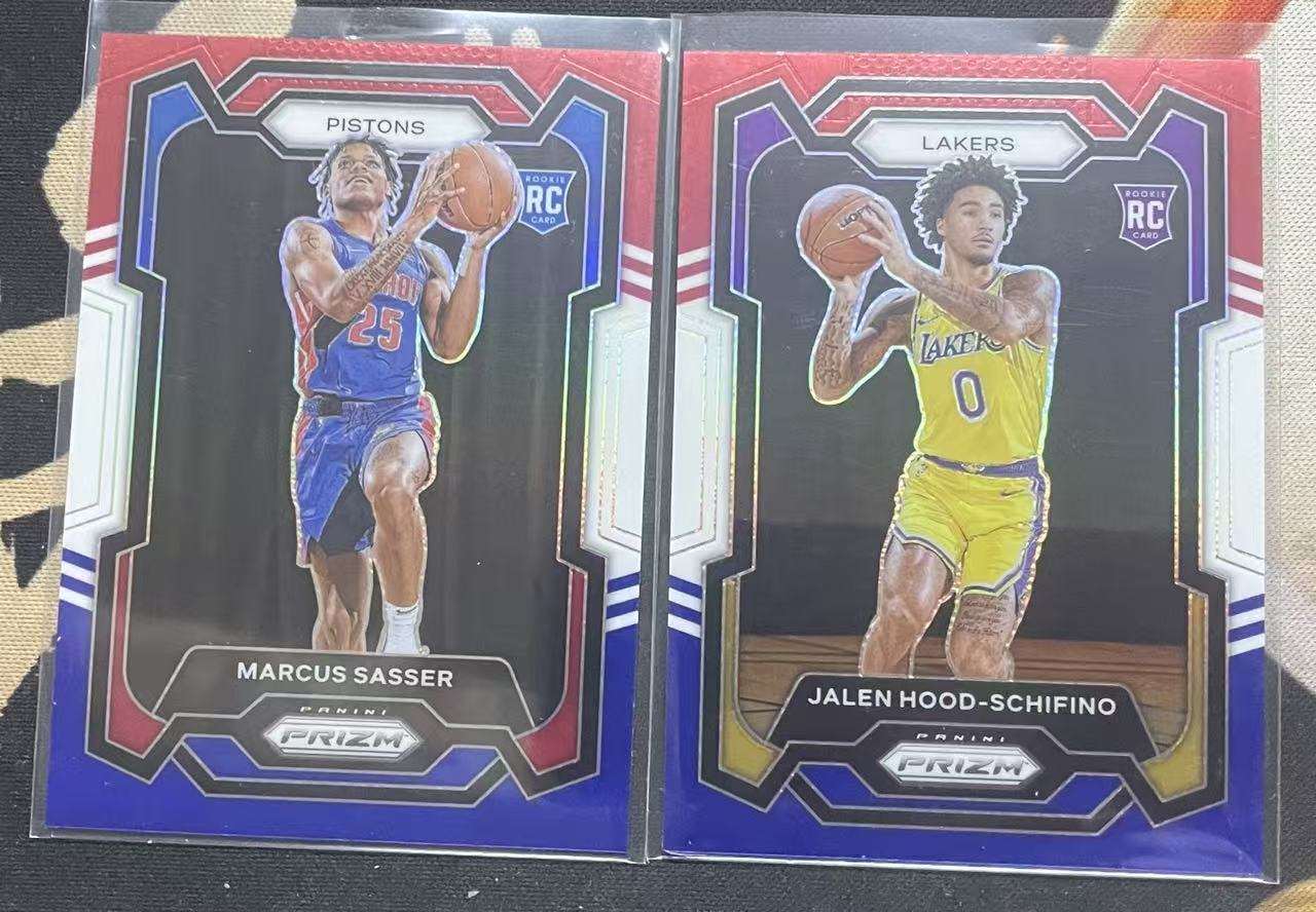 2023-24 Panini Prizm Marcus Sasser 马库斯·萨瑟 胡德·席菲诺 rc 新秀年 三色折 折射 打包 适合彩虹 值得收藏(猴子卡社)