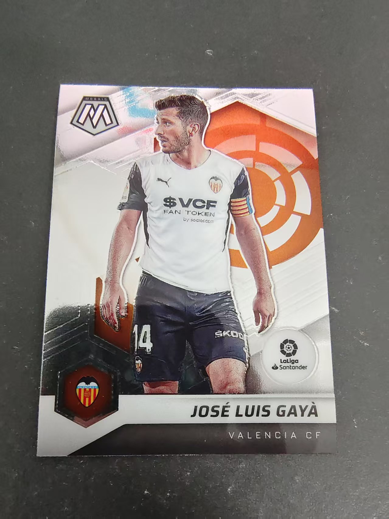 【可合并,不累计】2021-22 Panini Mosaic jose luis gaya 何塞 加亚 瓦伦西亚 西甲 马赛克 划痕 边角瑕疵 #195