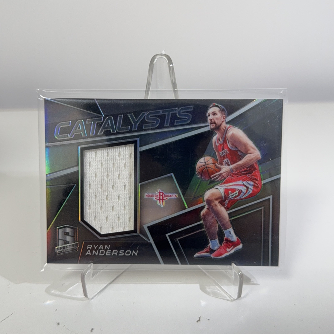 2017-18 Panini Spectra Ryan Anderson 火箭 莱恩 安德森 亲穿 球衣 物料 脉冲折 折射 带编 /199编 特卡 光谱 卡品如图 值得收藏!!【免费代卖】