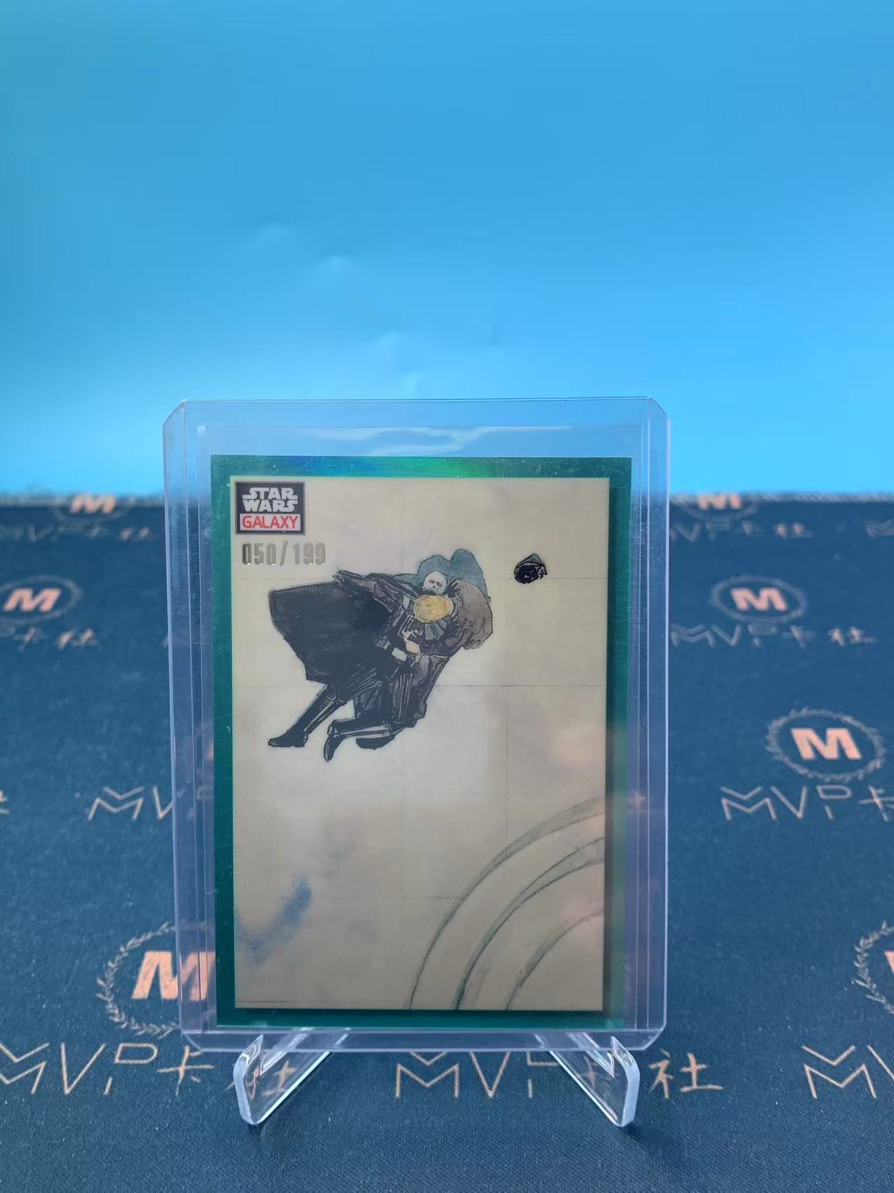 2023 Topps Star Wars 星球大战 【MVP拍卖】 50/199编 青折射 Galaxy 达斯·维达 Darth Vader 凑套必备 漩涡
