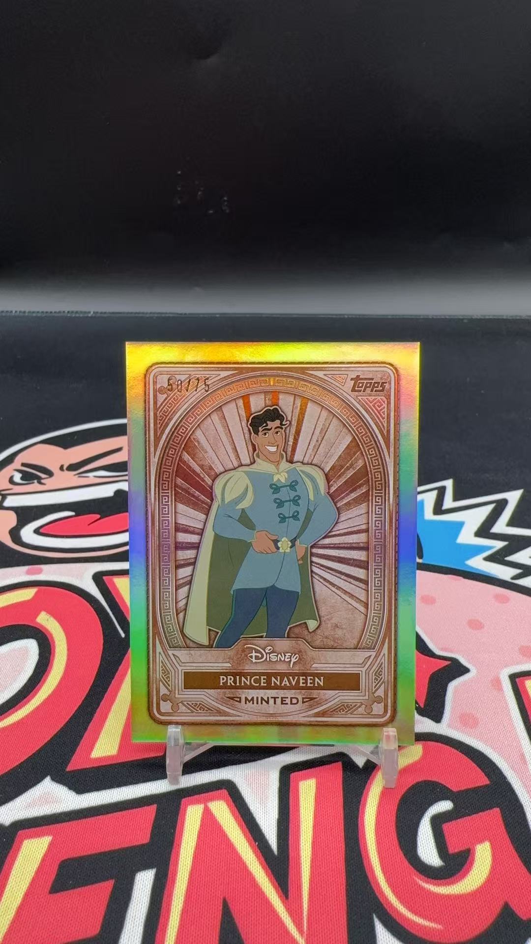 【玩具坑】2025 Topps Disney Mint 迪士尼 TC 绿折 75编 #11 prince naveen