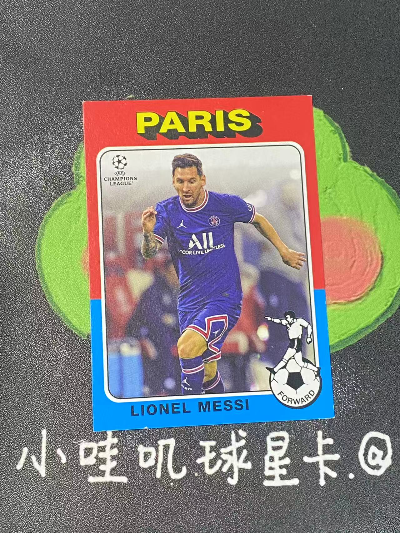 2022 Topps Topps Lionel Messi 巴黎圣日耳曼 梅西 巴萨 巴塞罗那 球王 微瑕如图【ZYP代拍】LS90