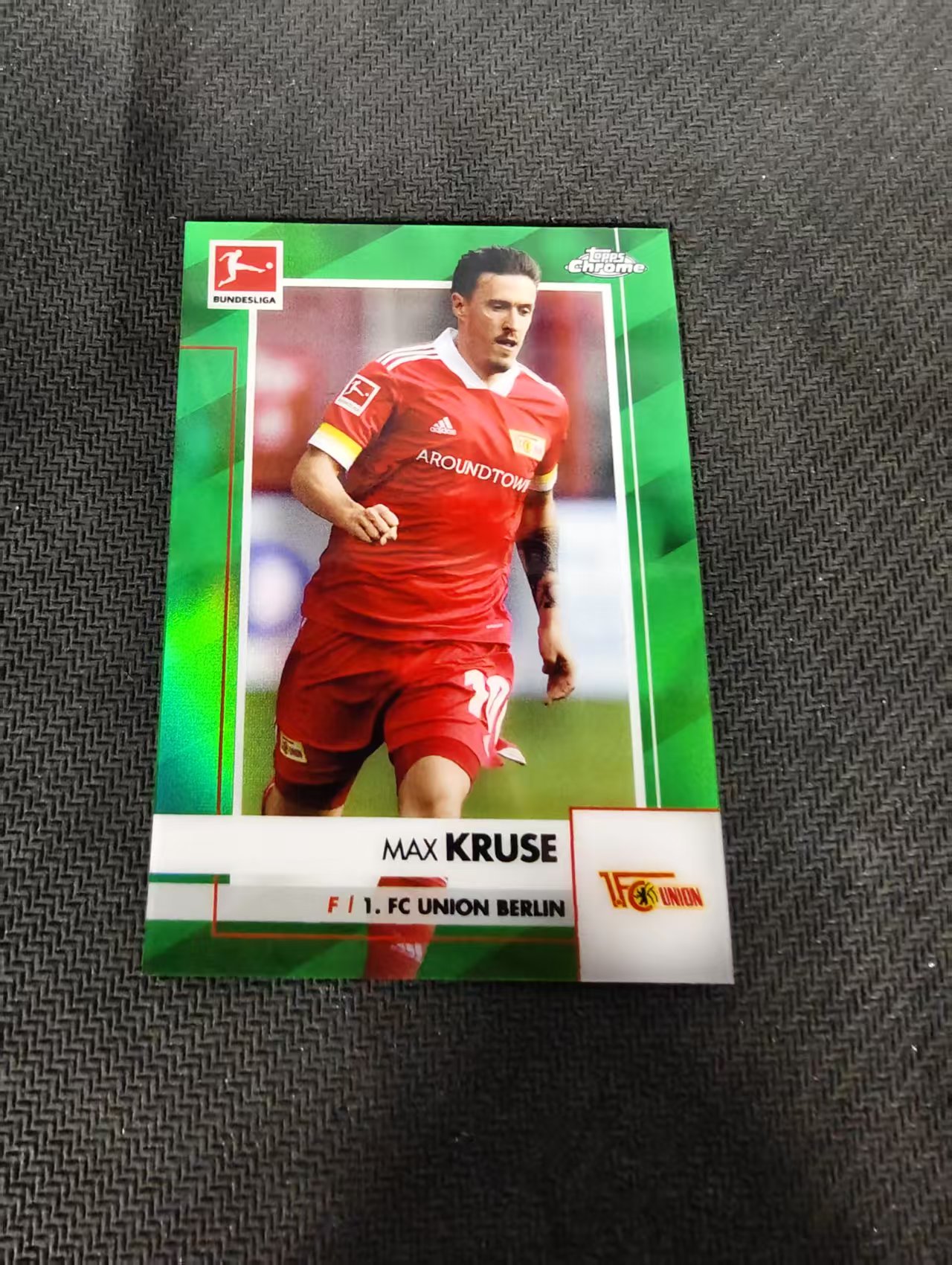【可合并,不累计】2021 Topps Chrome Max Kruse 德甲TC 柏林联合 马克思 克鲁泽 绿折 99编