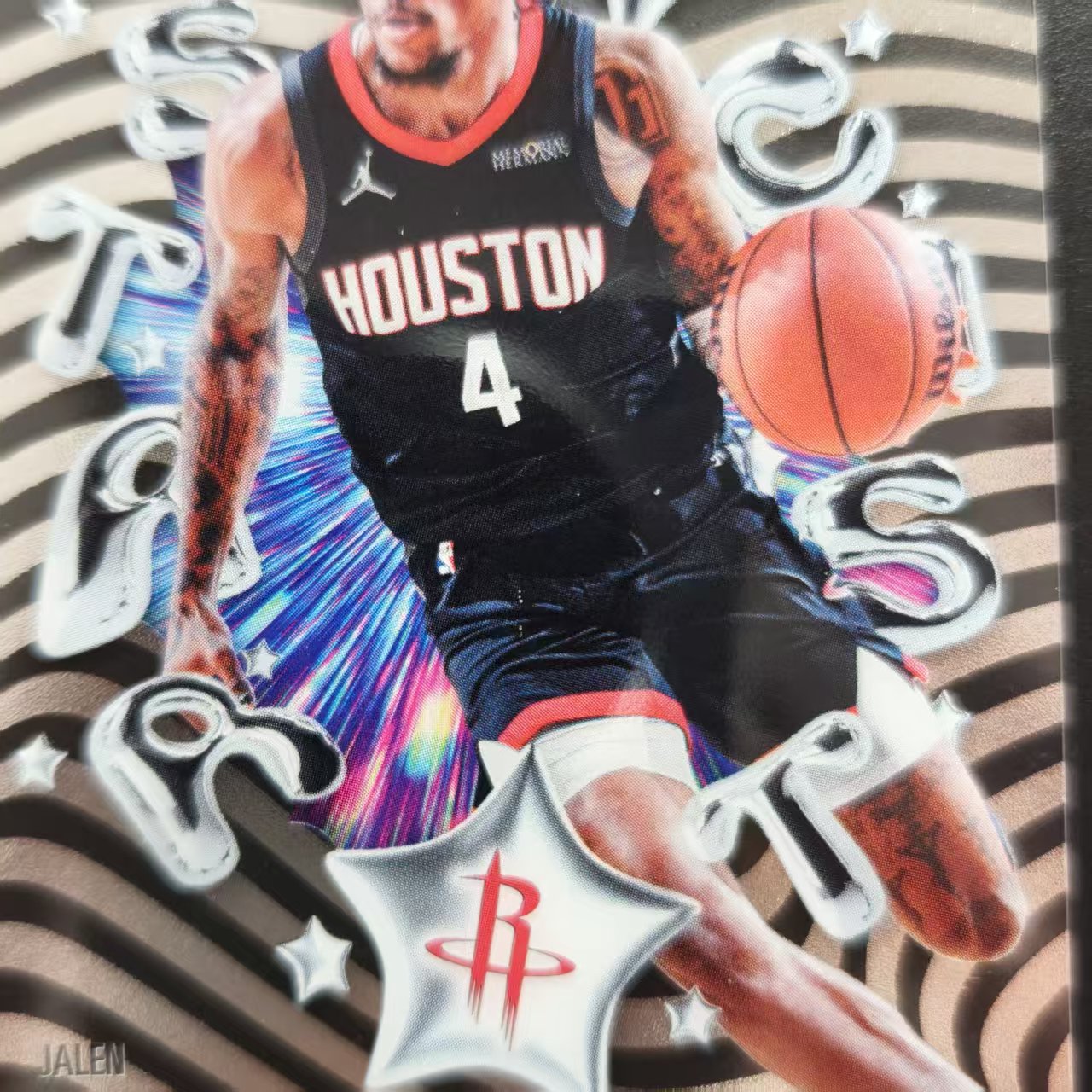 2025-26 topps Class Signature Jalen Green 杰伦格林 大比例 SSP Star Cast 胶片特卡 风雪