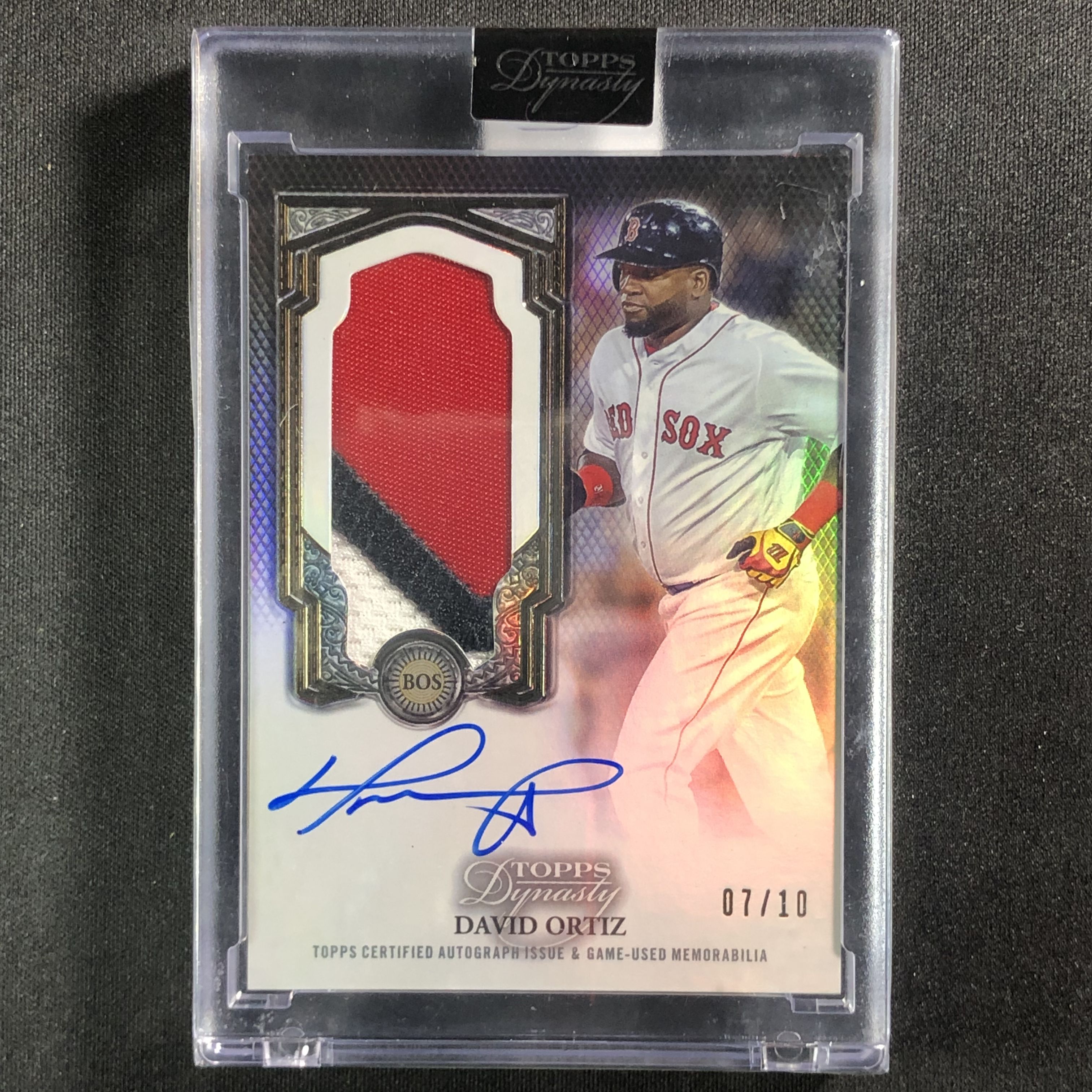 2023 Topps Dynasty David Ortiz 【piaji】MLB 王朝系列 老爹 大卫 奥蒂兹 奥提兹 波士顿红袜 /10编 ...