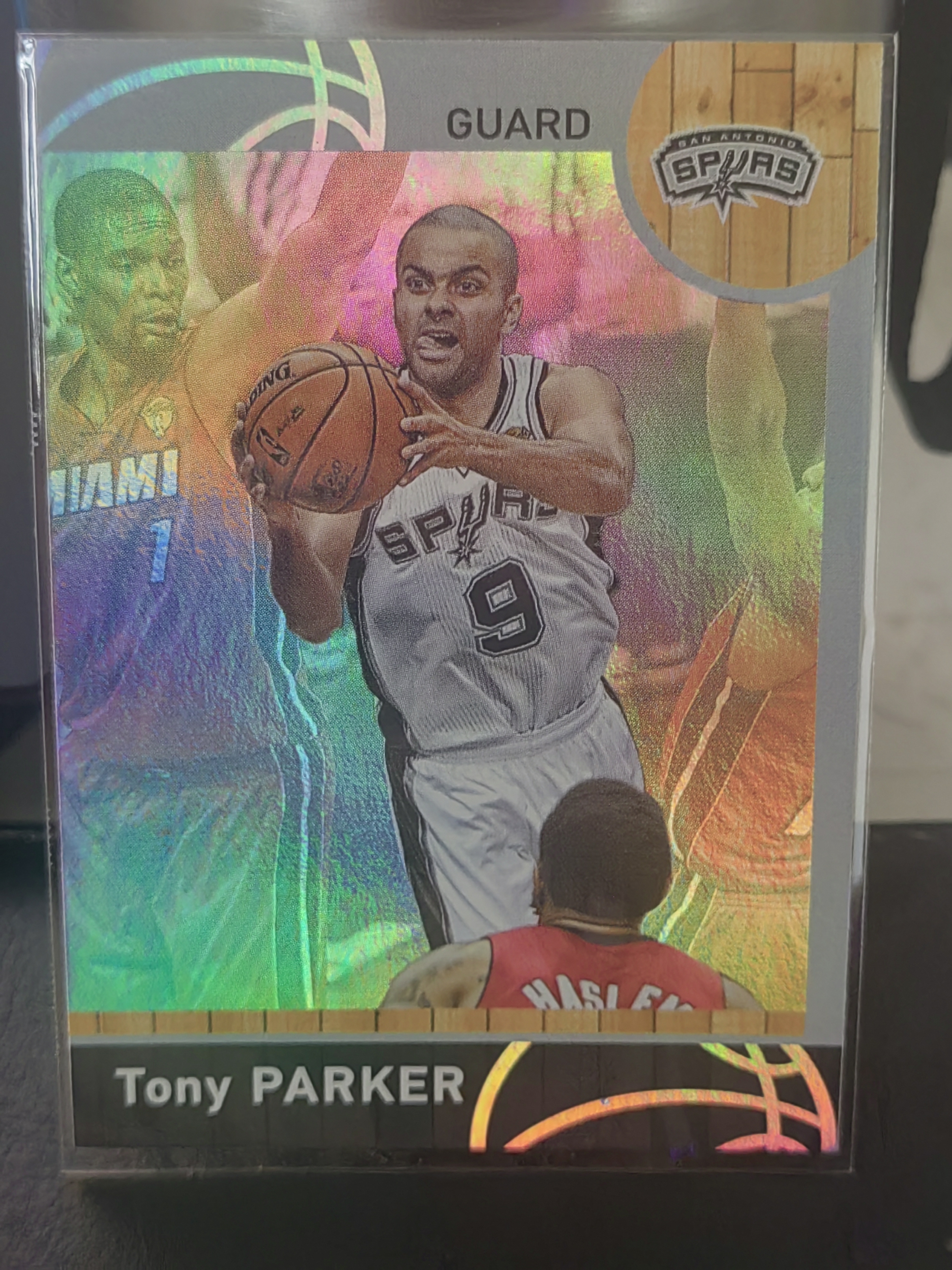 2013 Panini S.p.A Tony Parker 中雅图 银折 托尼帕克 马刺 篮 白边白角 不保卡品 卡品如图