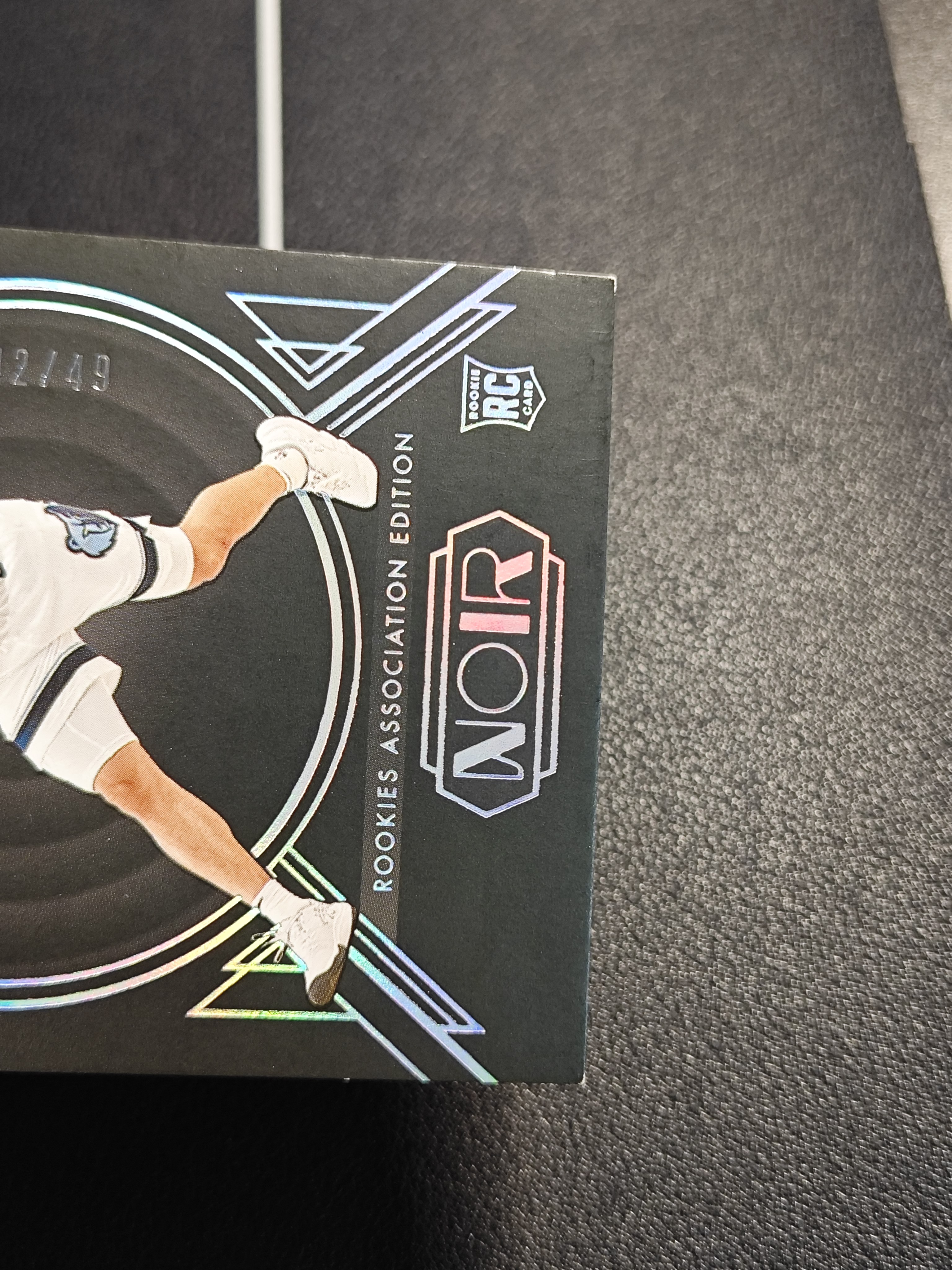 【KAKA】2024-25 Panini Noir Yuki Kawamura 诺尔 灰熊 新秀 RC 河村永辉 河村勇辉 49编 银平行 轻印如图 景艺