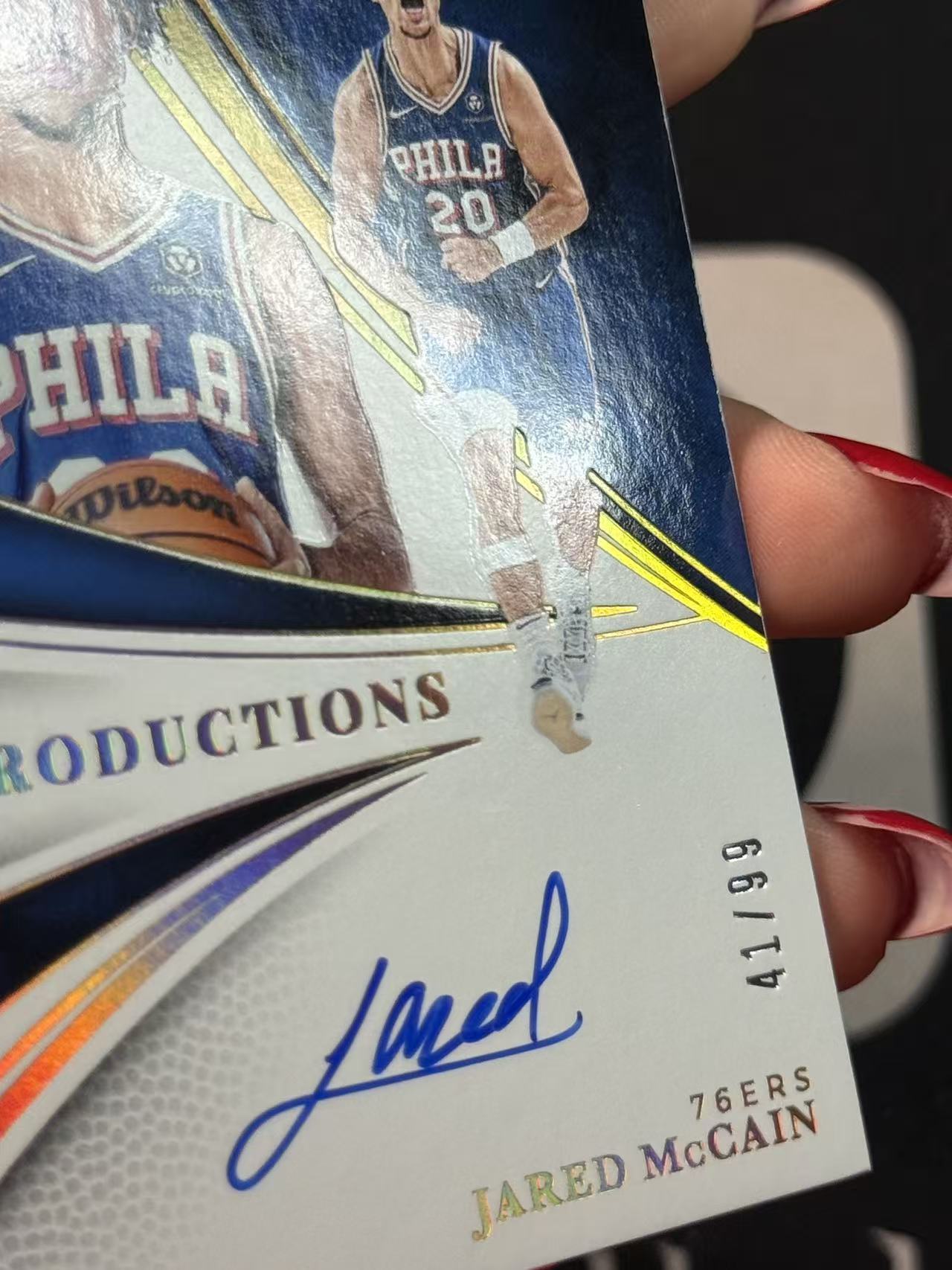 2024-25 Panini Immaculate Jared McCain RC 【卡宾】贾里德 麦凯恩 76人 雷霆 季后赛表现出色 魔仙哥 末年IMM 新秀介绍 卡签 99编 专收凑套必备