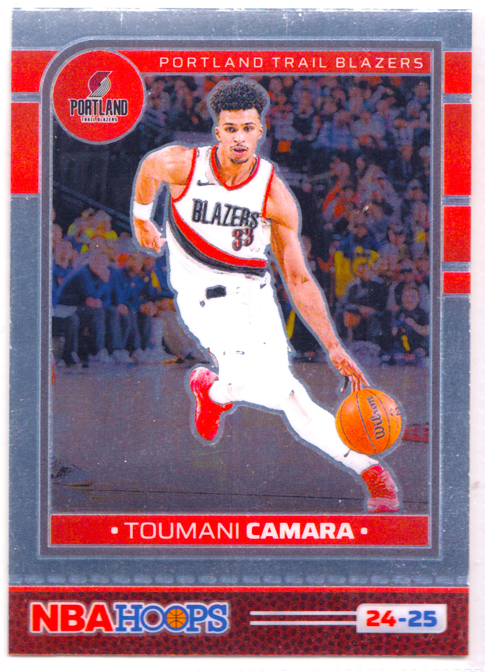 【ABC1 Card Market】2024-25 Panini Hoops Toumani Camara 图马尼 卡马拉 Portland Trail Blazers 开拓者 Premium Stock #196 XK12212