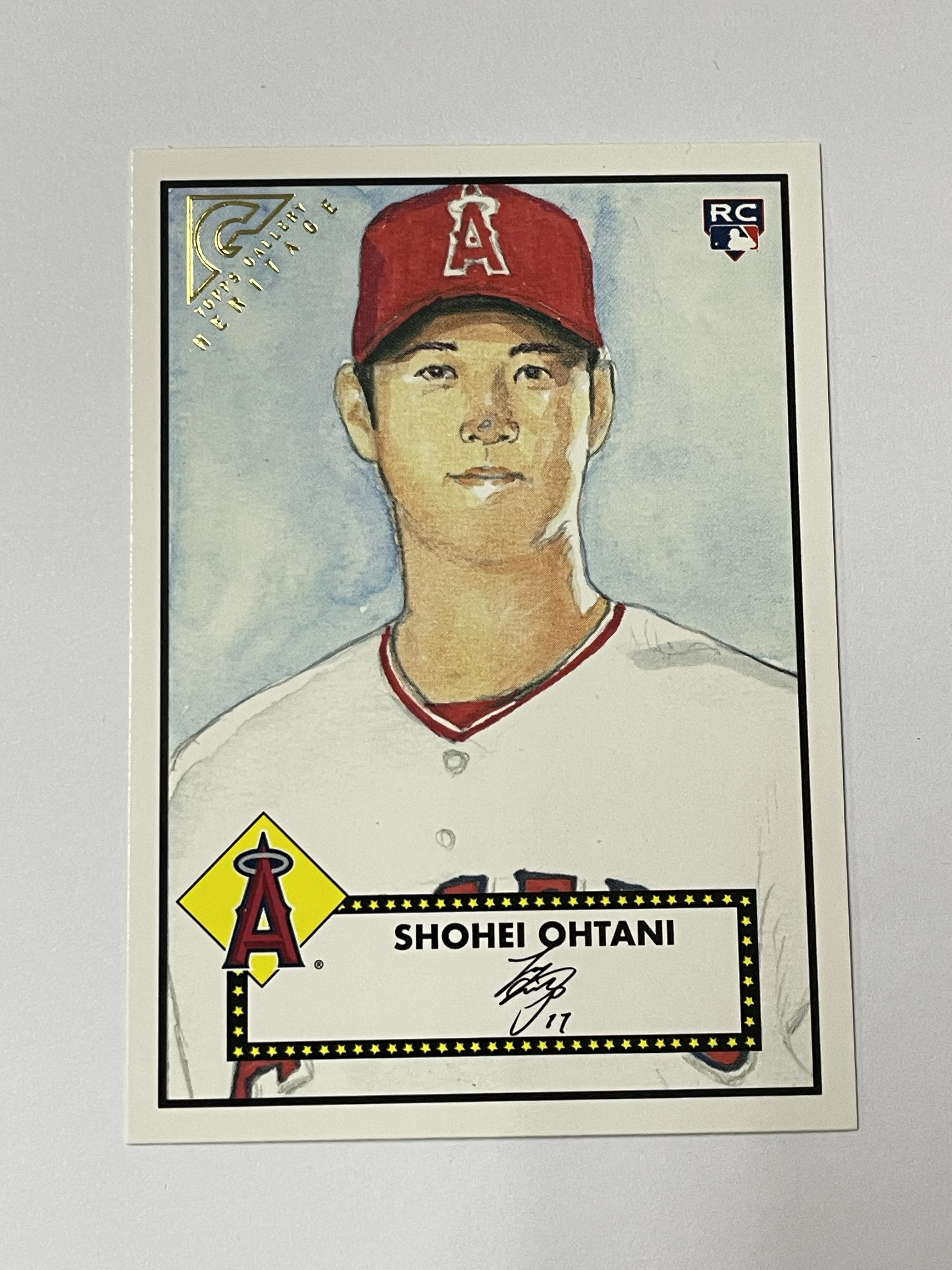 2018 Topps Gallery Shohei Ohtani RC 洛杉矶天使 大谷翔平 新秀 印签
