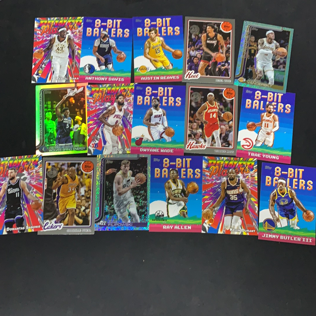 2025-26 Topps Flagship Anthony Edwards 【SC拍卖】爱德华兹 奥尼尔 雷阿伦 特雷杨 韦德 泡椒 特卡 折射 lot 收藏必备(小骆)