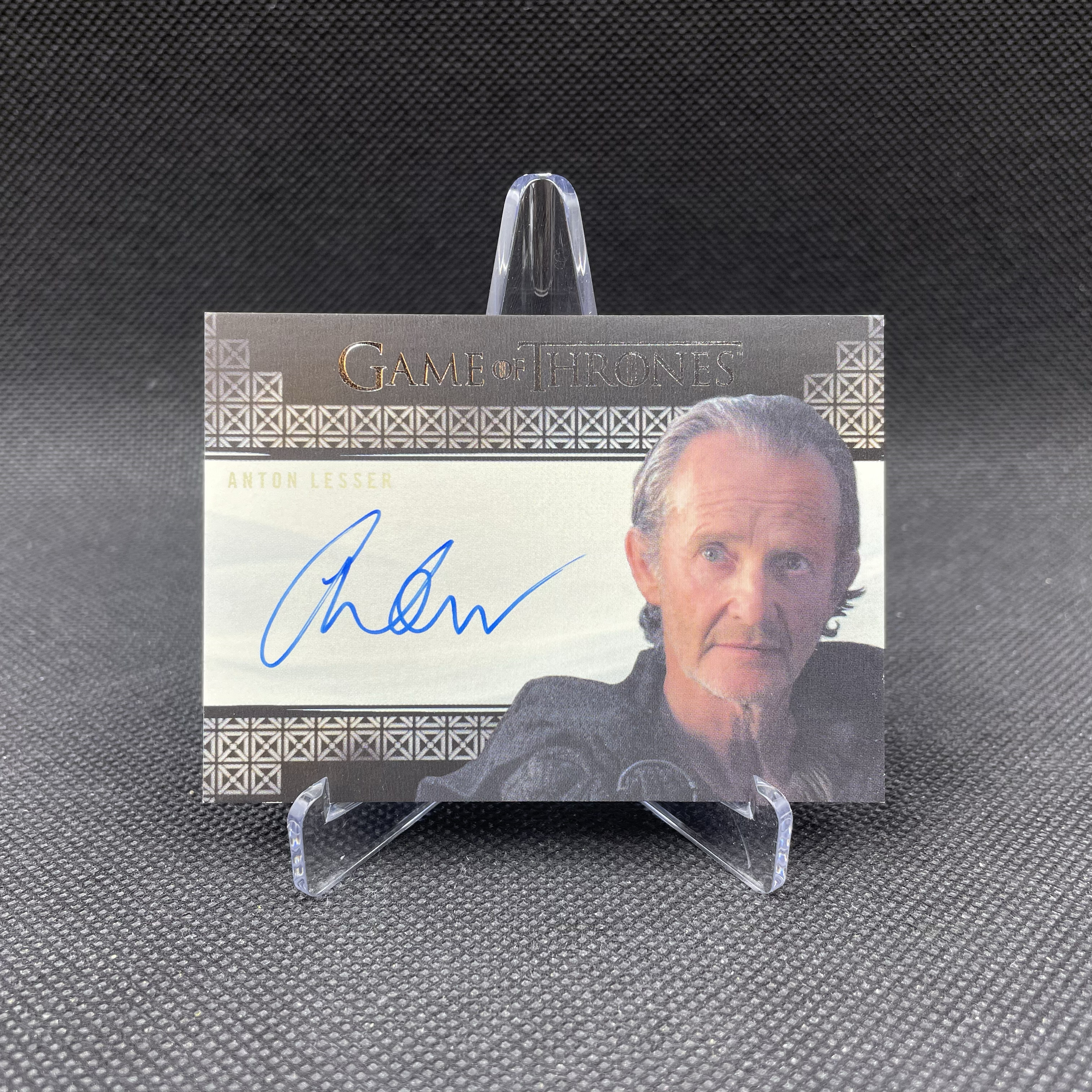 2016 HBO Game of Thrones 权力的游戏 【无界代卖】冰与火之歌 Anton Lesser 安东·莱瑟 饰演 Qyburn 大麻雀 签字 卡签 演员签字 品墨如图 不累计 吃我一掌