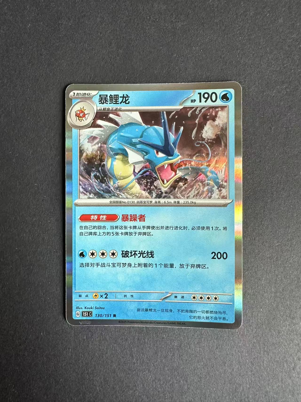 2025 Pokemon 宝可梦 PTCG 简中 暴鲤龙 【伊编伊代卖0手续费】闪卡 专收必备 实卡漂亮 凑套必备 值得收藏 卡品如图