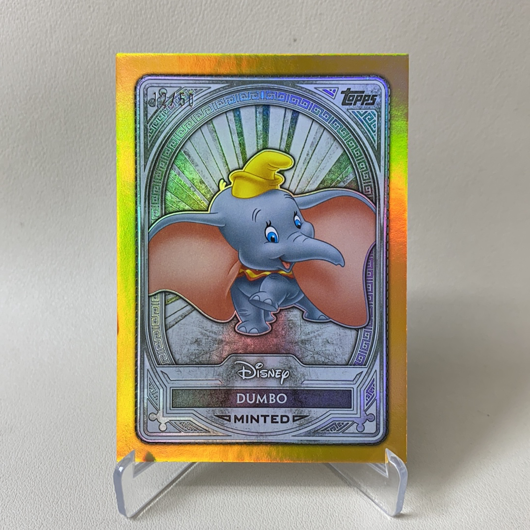 【弈卡代拍】2025 Topps Disney Mint 漫威 Minted盒 迪士尼 大比例 金板 金折 小飞象 Dumbo 12/50编 低编 品相如图 凑套必备 mito