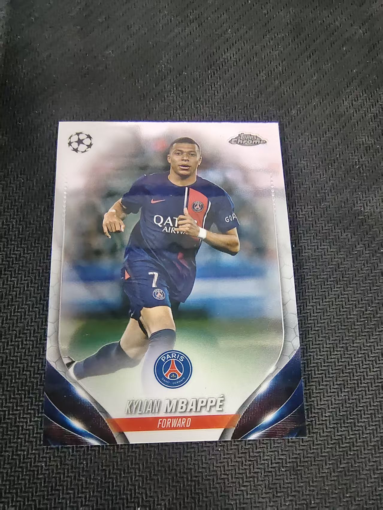 【可合并,不累计】2024-25 Topps Chrome 欧战 Kylian Mbappe 皇家马德里 姆总 基利安 姆巴佩 欧冠 划痕 边角瑕疵 #21
