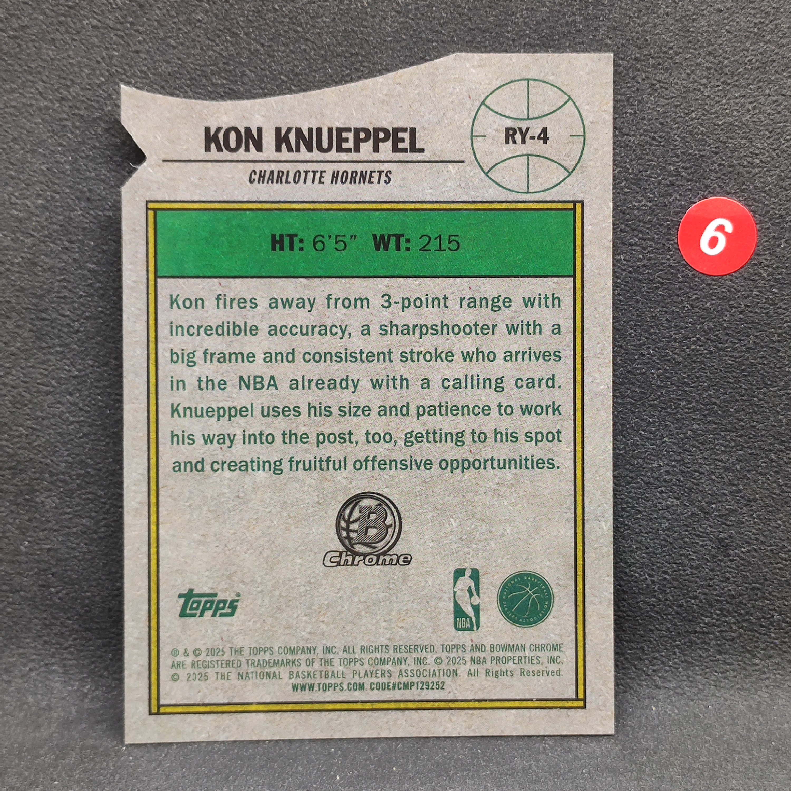 【大腿代卖提前预付80%】Kon Kneuppel 康克尼佩尔 2025 Topps Bowman Chrome RC新秀 /50编 正金折 ...
