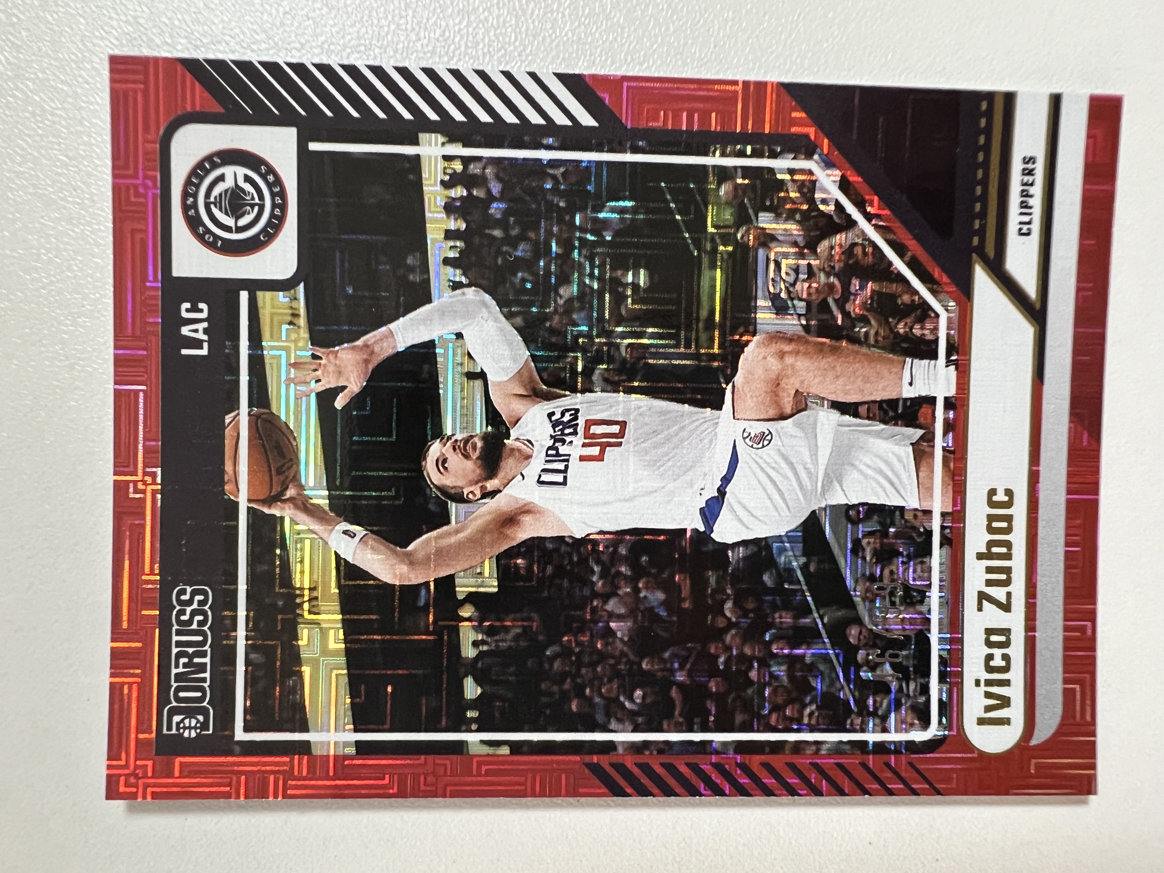 2024-25 Panini Donruss Ivica Zubac 46/99编 伊维察 祖巴茨 快船 杜蕾斯 迷宫折 HH02 收藏凑套 卡品如图