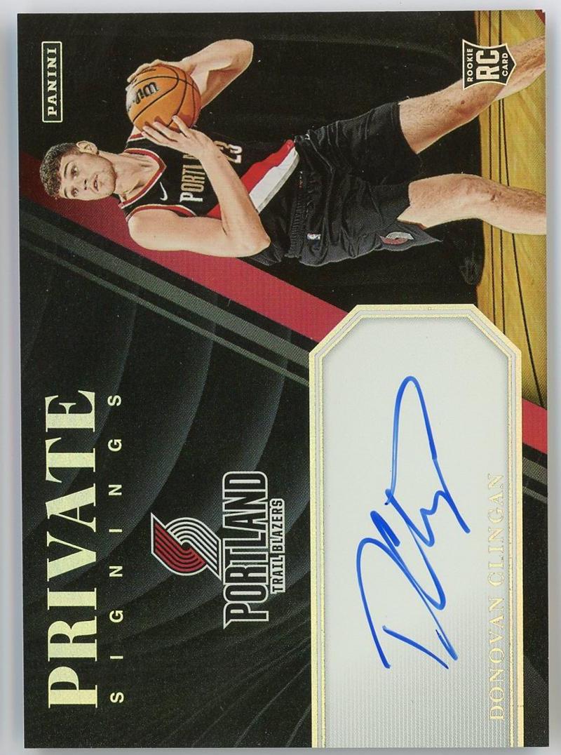 2024-25 Panini Private Donovan Clingan RC 多诺万克林根 新秀 签字 卡签 插入签 折射 开拓者 卡品如图 1BL6/11.12