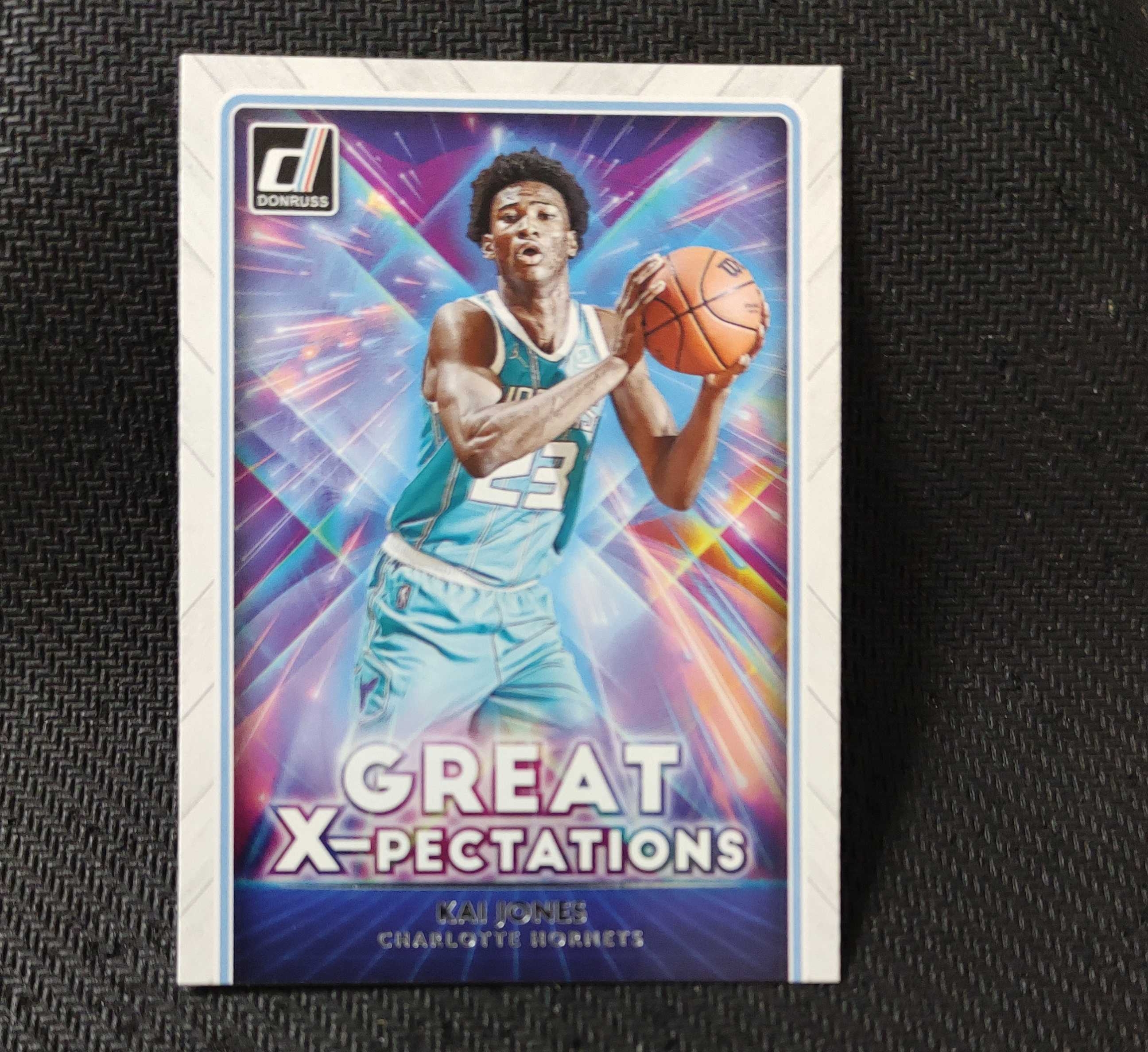 2021-22 Panini Donruss Kai Jones 凯 琼斯 great x-pectations特卡 黄蜂队 收藏必备 可累计 回收球星卡