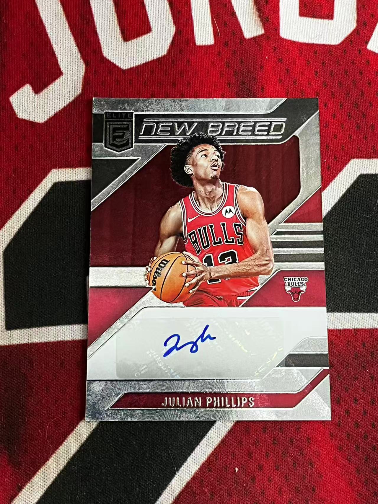 【接寄拍】2023-24 PANINI ELITE 精英系列 公牛 新秀RC 朱利安菲利普斯 签字卡 NEW BREED签字卡 本赛季数据大爆发 专收凑套必备【烂臭嘴拍卖】