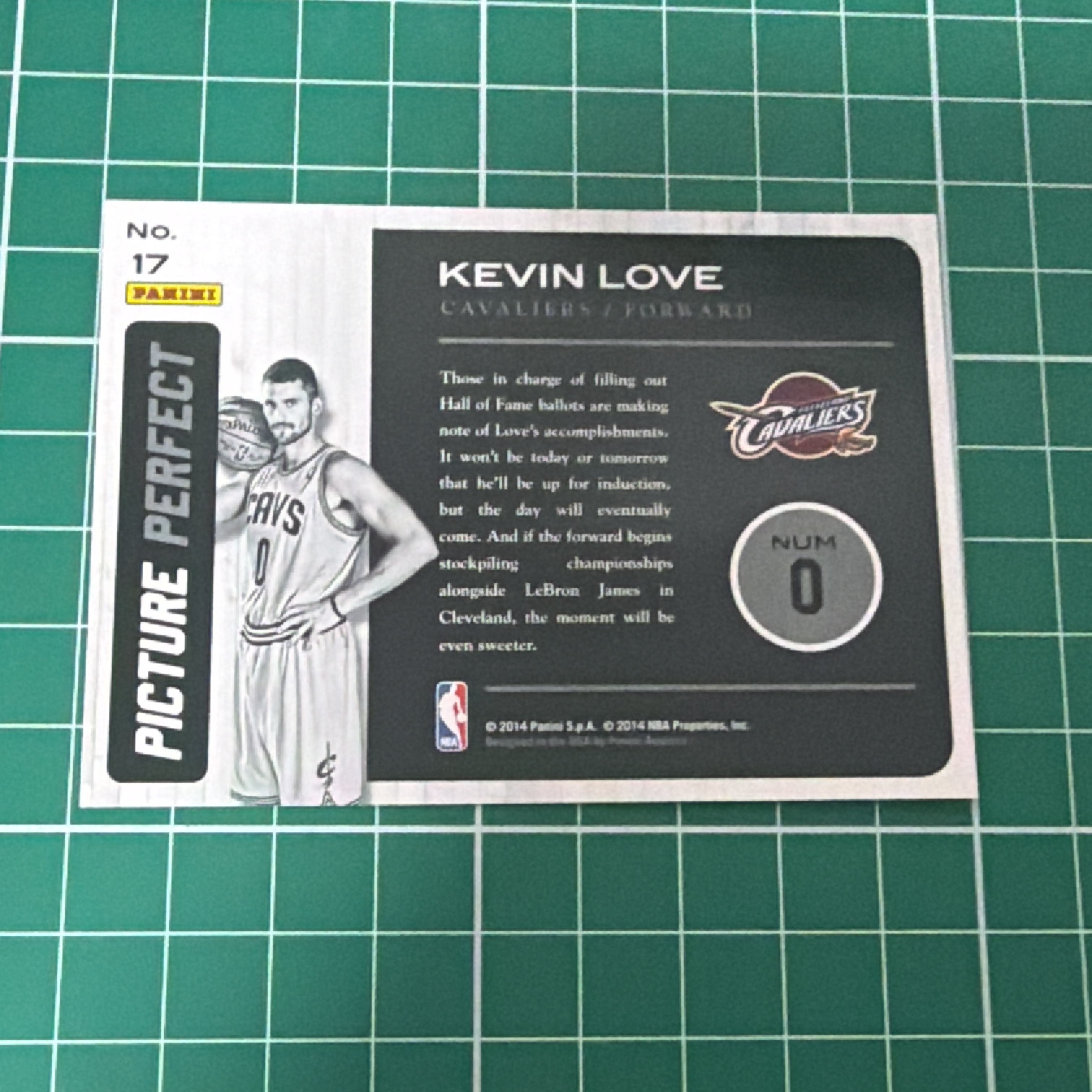 2014-15 Panini Americana Kevin Love S.p.a. 凯文乐福 爱神 大头特卡 闪卡 双选图 十年老卡 绝版卡 稀有大比例