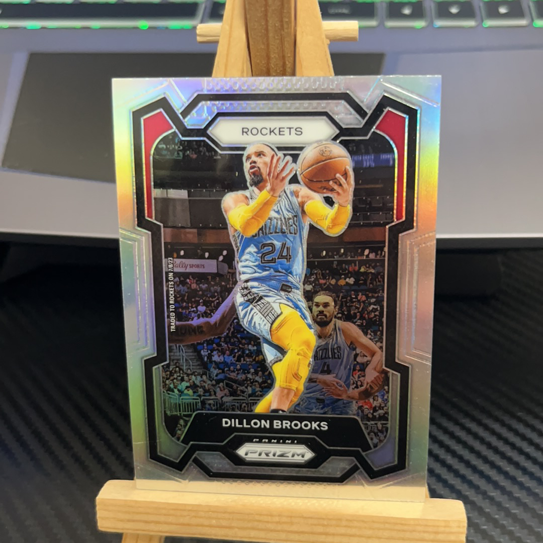 2023-24 Panini Prizm Dillon Brooks 狄龙 布鲁克斯 火箭 银折 折射 prizm系列 pz 卡品如图 凑图必备 值得收藏!免费代卖!