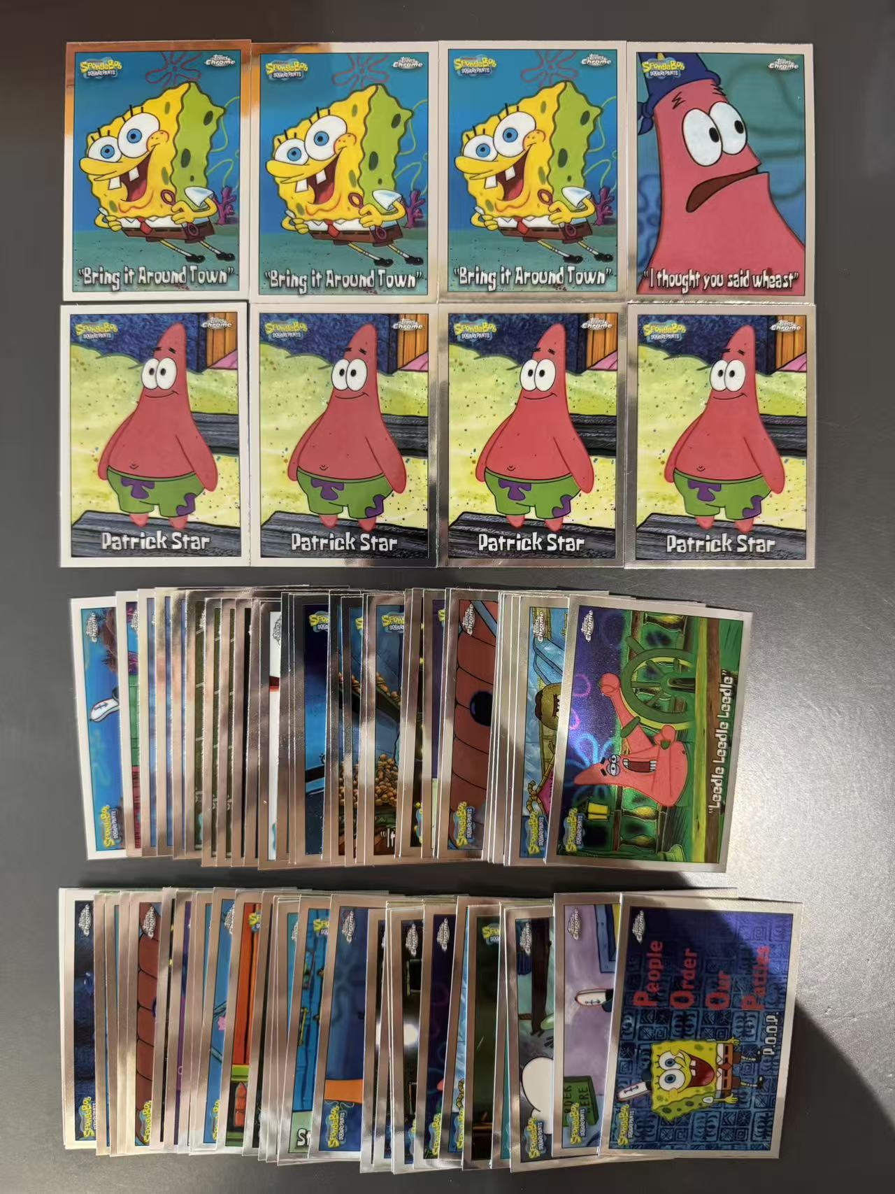 2025 Topps Chrome SpongeBob 25th 海绵宝宝 25周年 派大星 等其他角色 共67张Base 部分重复 介意勿拍 选图精美 卡品如图 收藏凑套