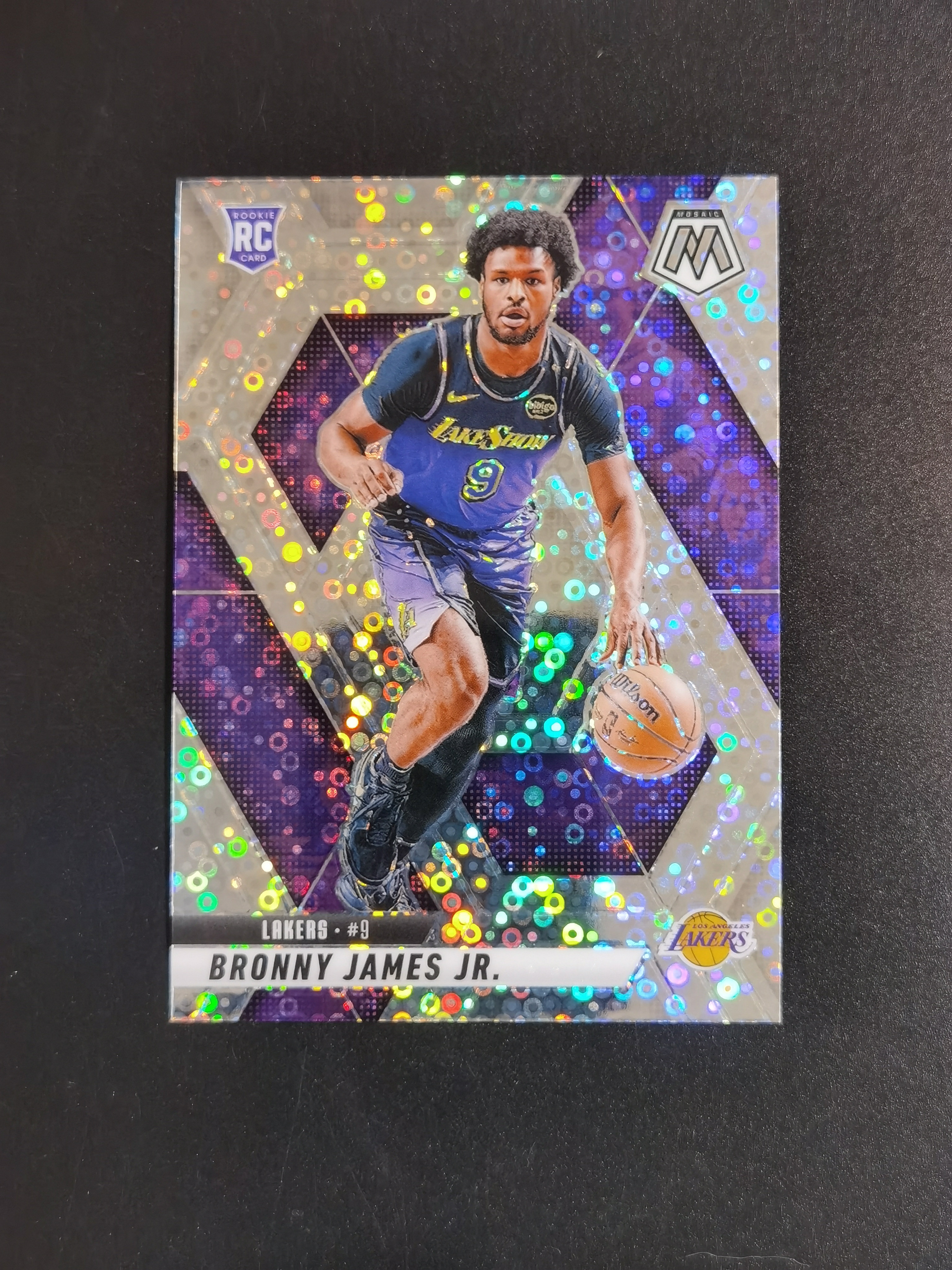 2024-25 Panini Mosaic Bronny James 马赛克 RC新秀 布朗尼詹姆斯 勒布朗之子 银泡泡折 卡品如图 专收必备