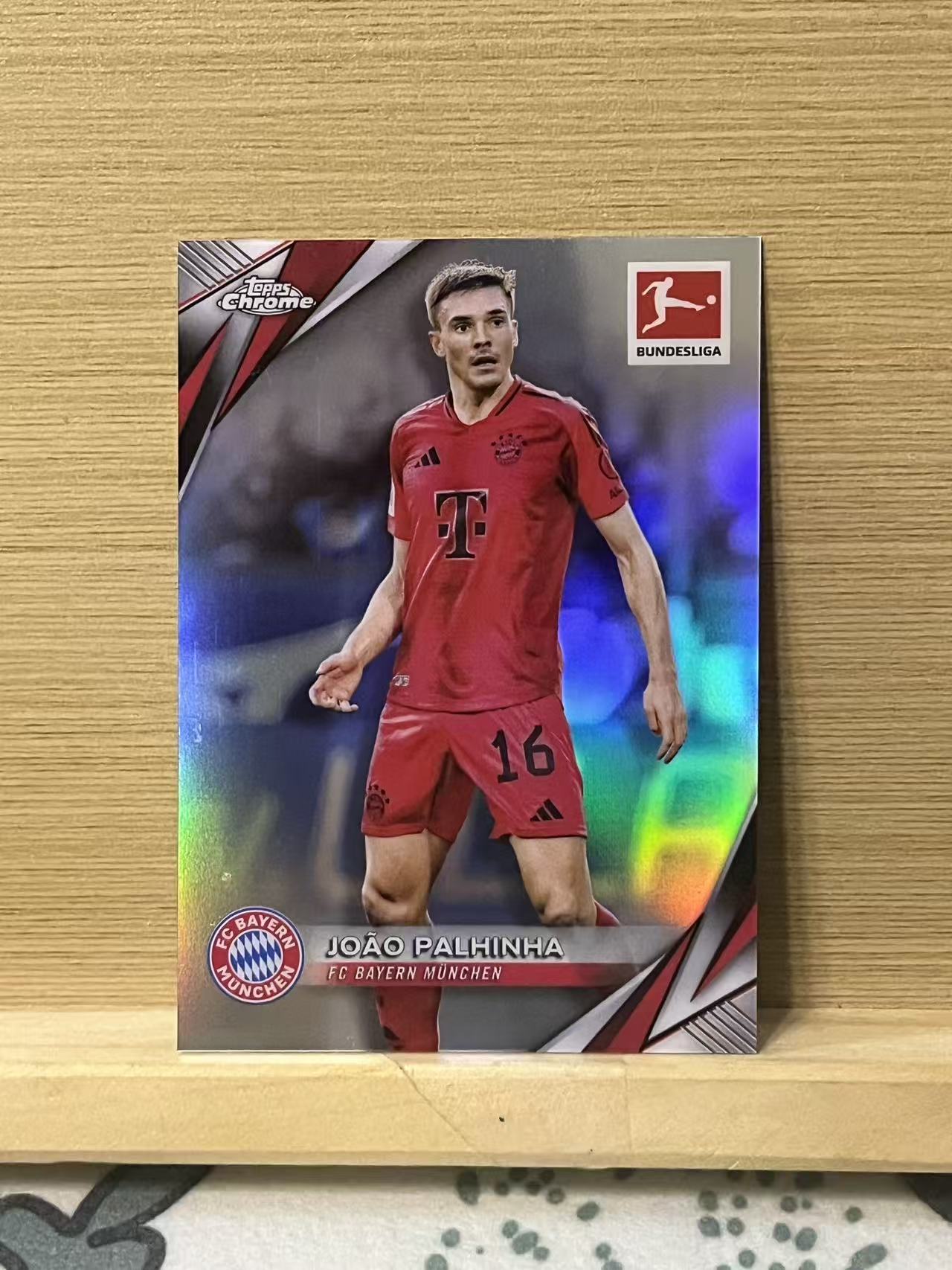 2025 Topps Chrome joao palhinha 帕夫利亚 拜仁 德甲 银折 实卡精美 卡品如图 LZ3
