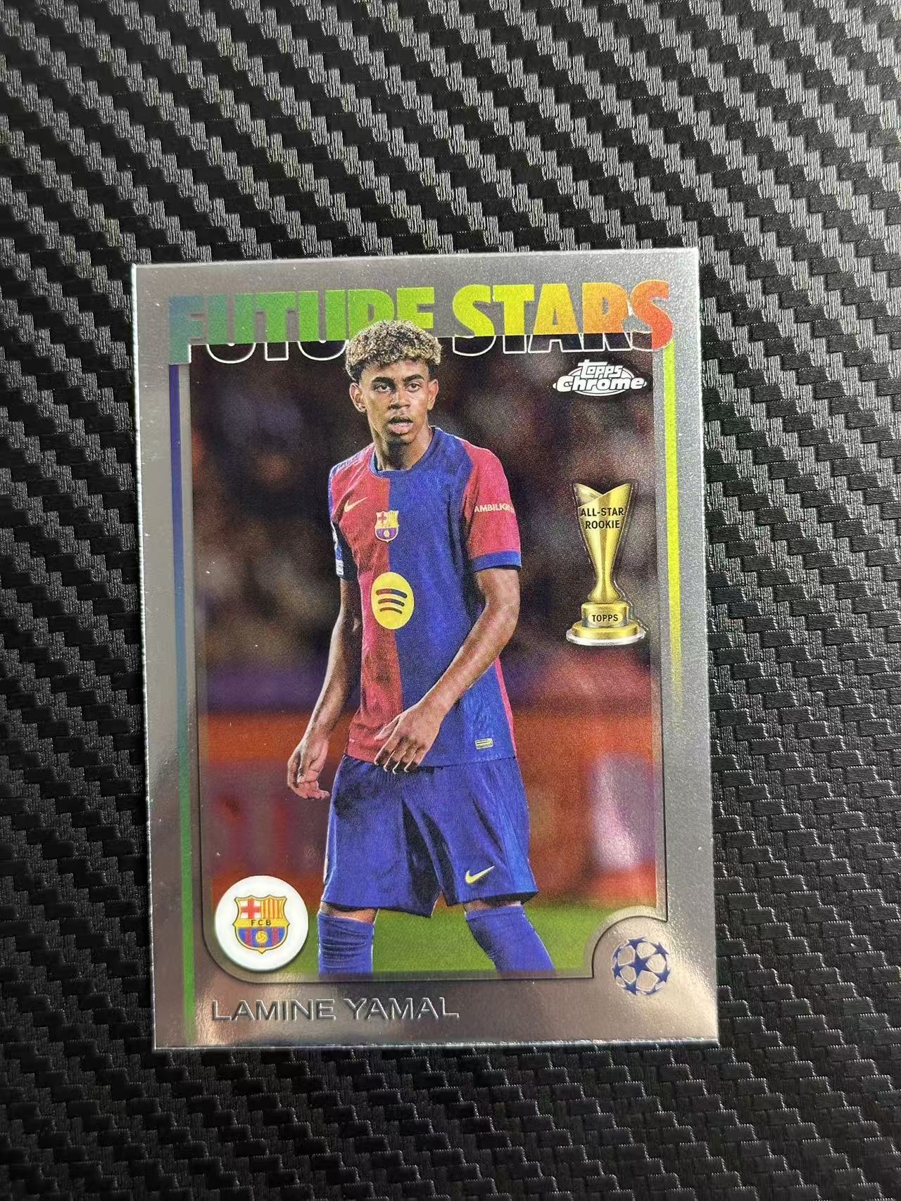 2025 Topps Chrome Lamine Yamal 欧冠 巴萨 巴塞罗那 拉明 亚马尔 base 卡品如图 拍前看描述