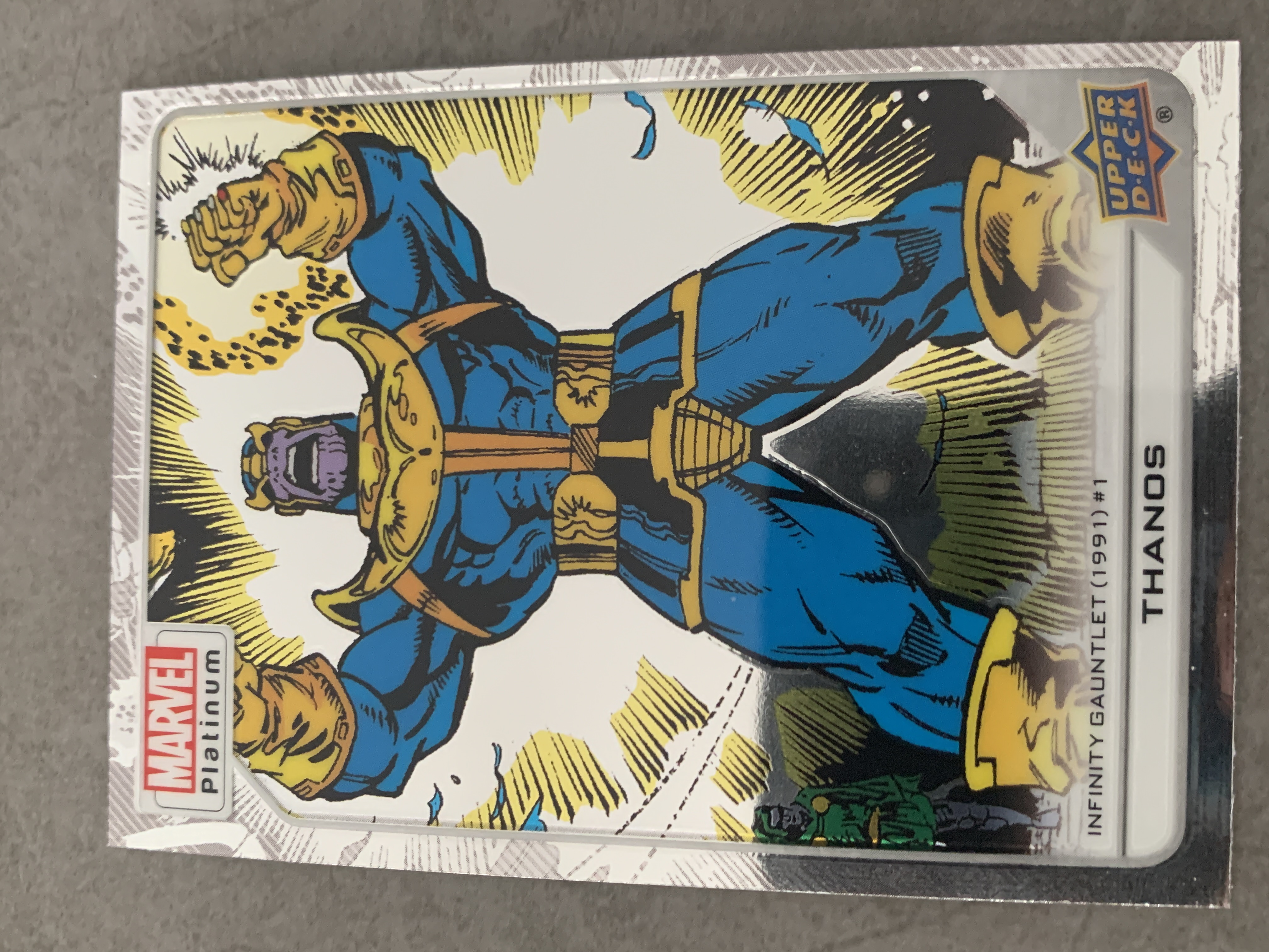 (A9) 2022 UPPER DECK 漫威 BASE 灭霸 实卡好看 收藏凑套必备 卡品如图 !!!