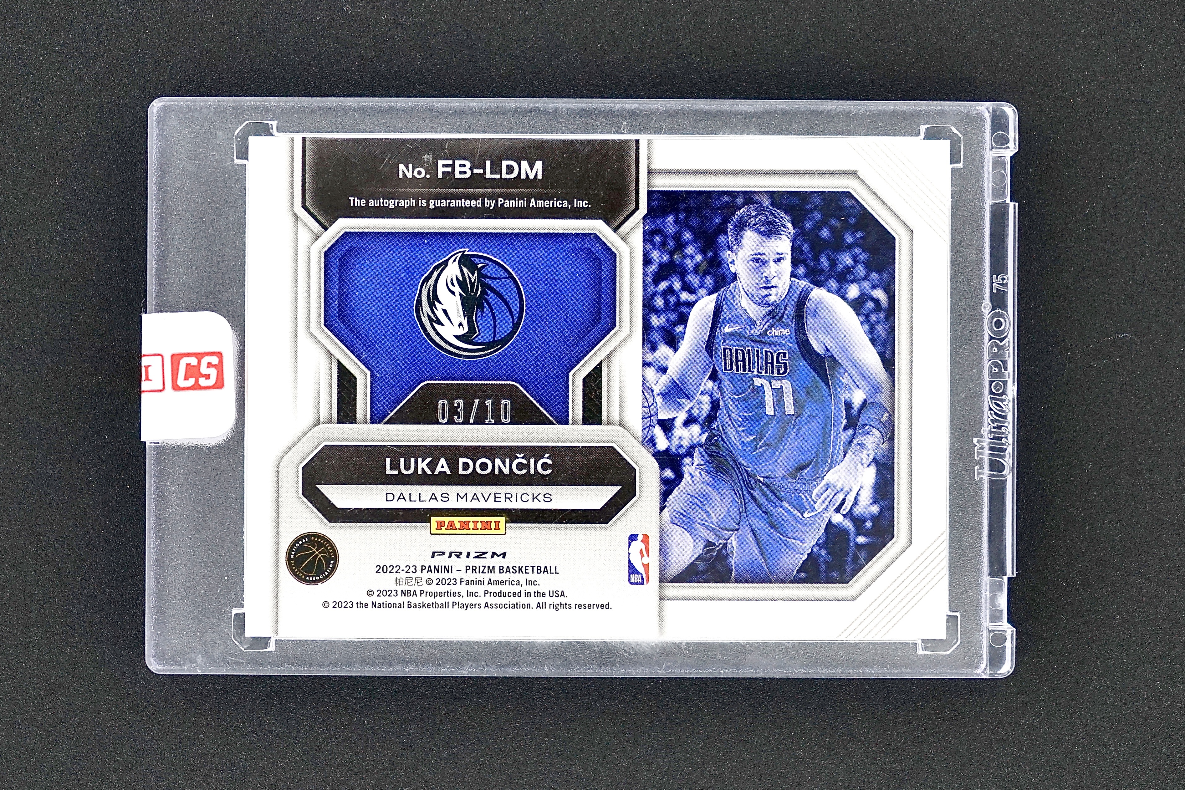 2022-23 Panini Prizm Luka Doncic PZ快攻 卢卡 东契奇 03/10编 签字 卡签 金泡泡折 独行侠 湖人 交换板换回 原封砖 投资专收必备 詹姆斯 里夫斯队友