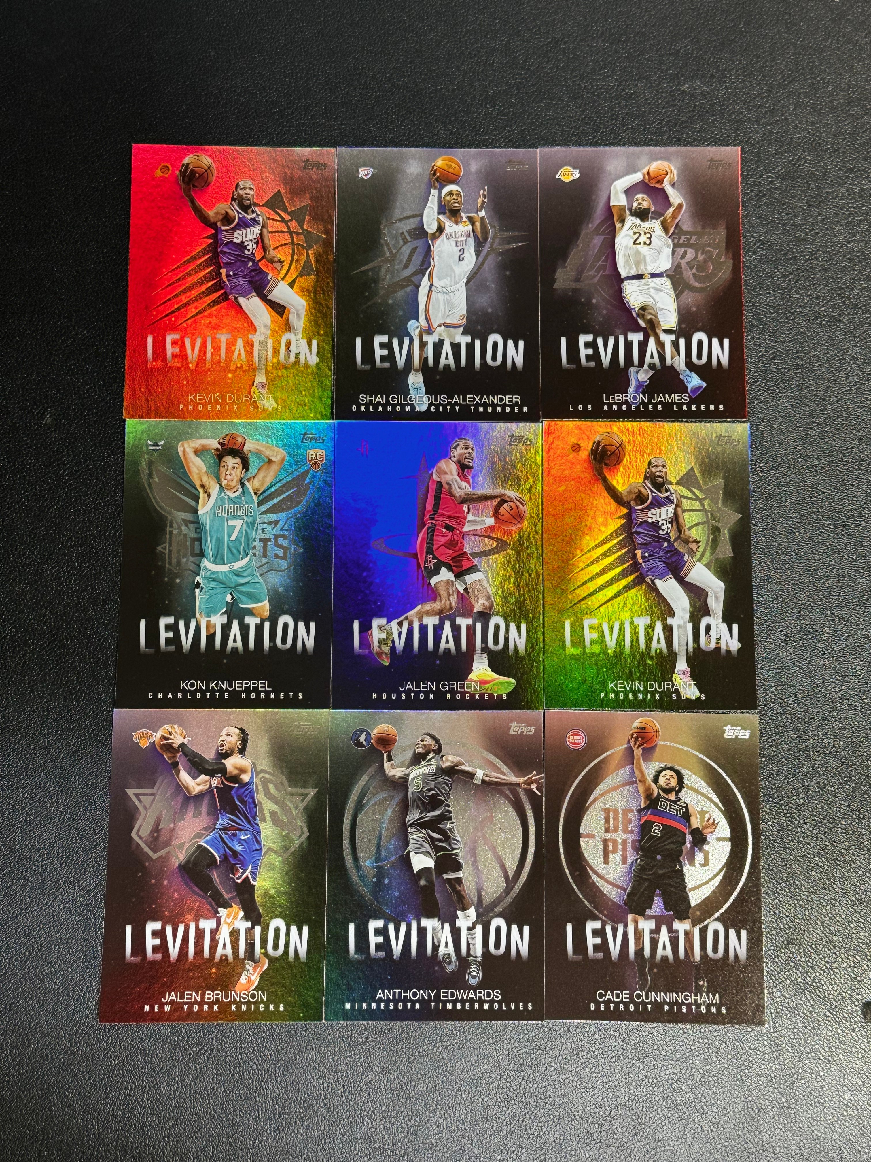 2025 Topps Chrome 篮球 元年 银折 特卡 凯文・杜兰特 Kevin Durant 勒布朗・詹姆斯 LeBron James 安东尼・爱德华兹 Anthony Edwards LWLQ