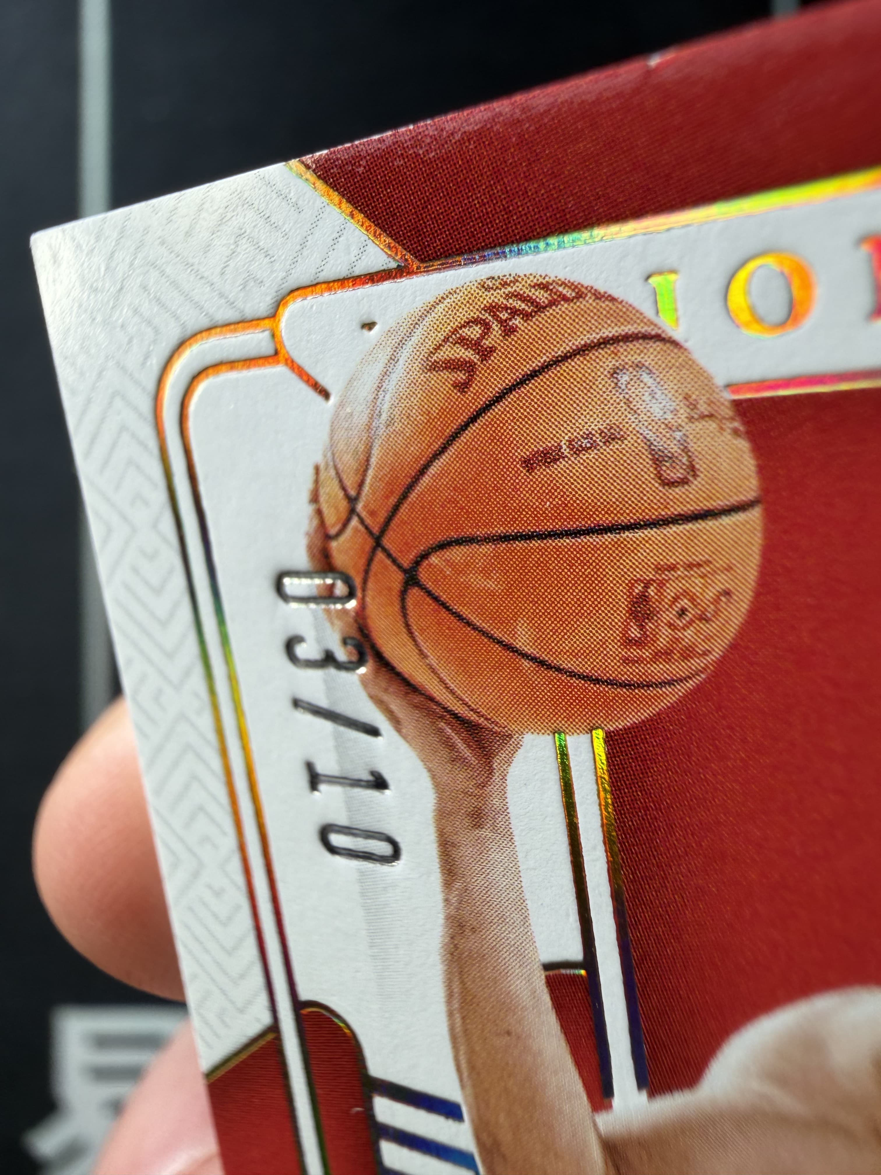 【易文拍卖 超级回款】2024-25 Panini National 国宝 BRANDON ROY 布兰登 罗伊 森林狼 开拓者 03/10编 金平行 卡签字签名 #Yung