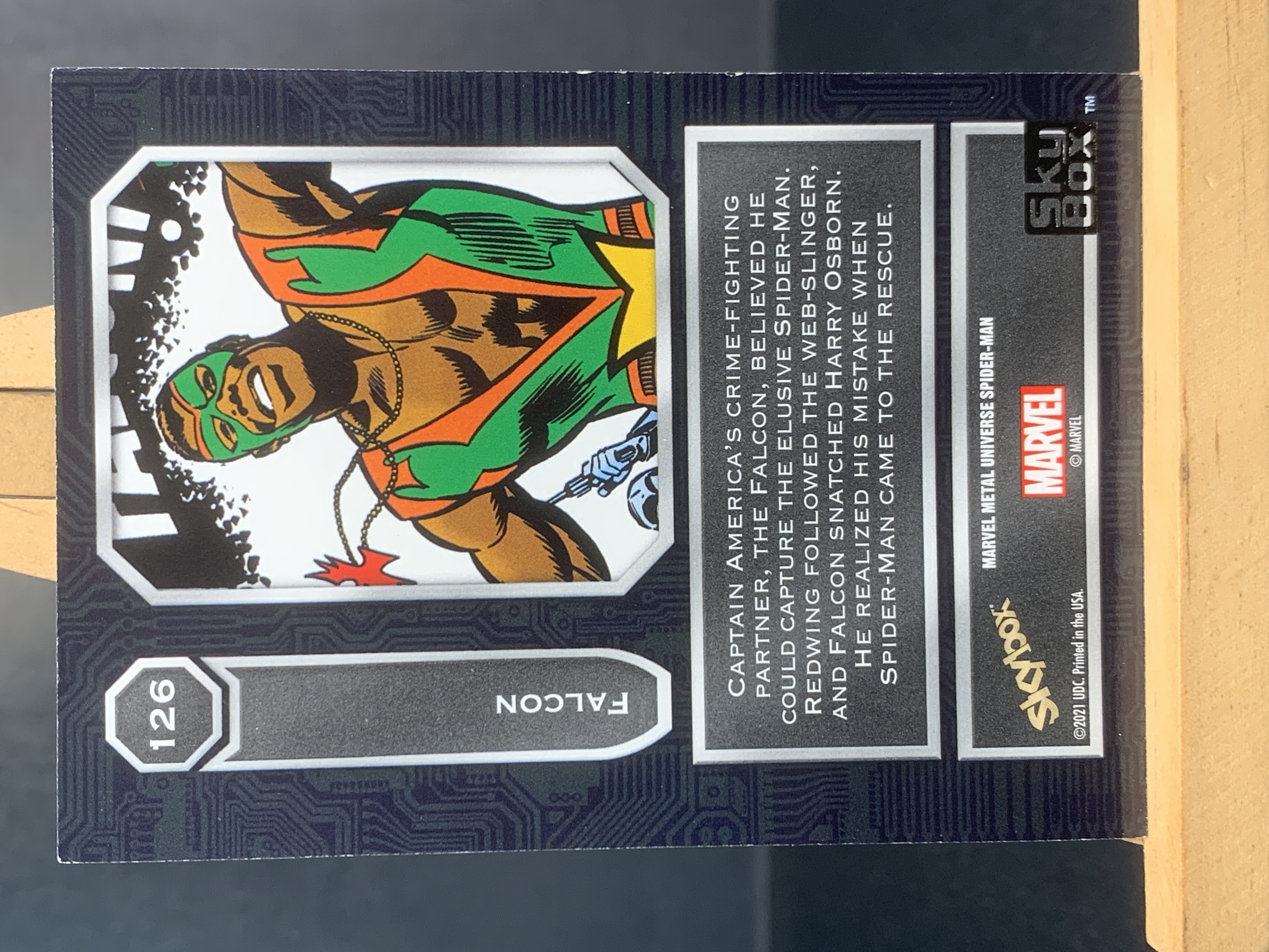 (S3)2021 SKYBOX 漫威 Marve BASE 二代猎鹰 喜欢不要错过 卡品如图 !!!
