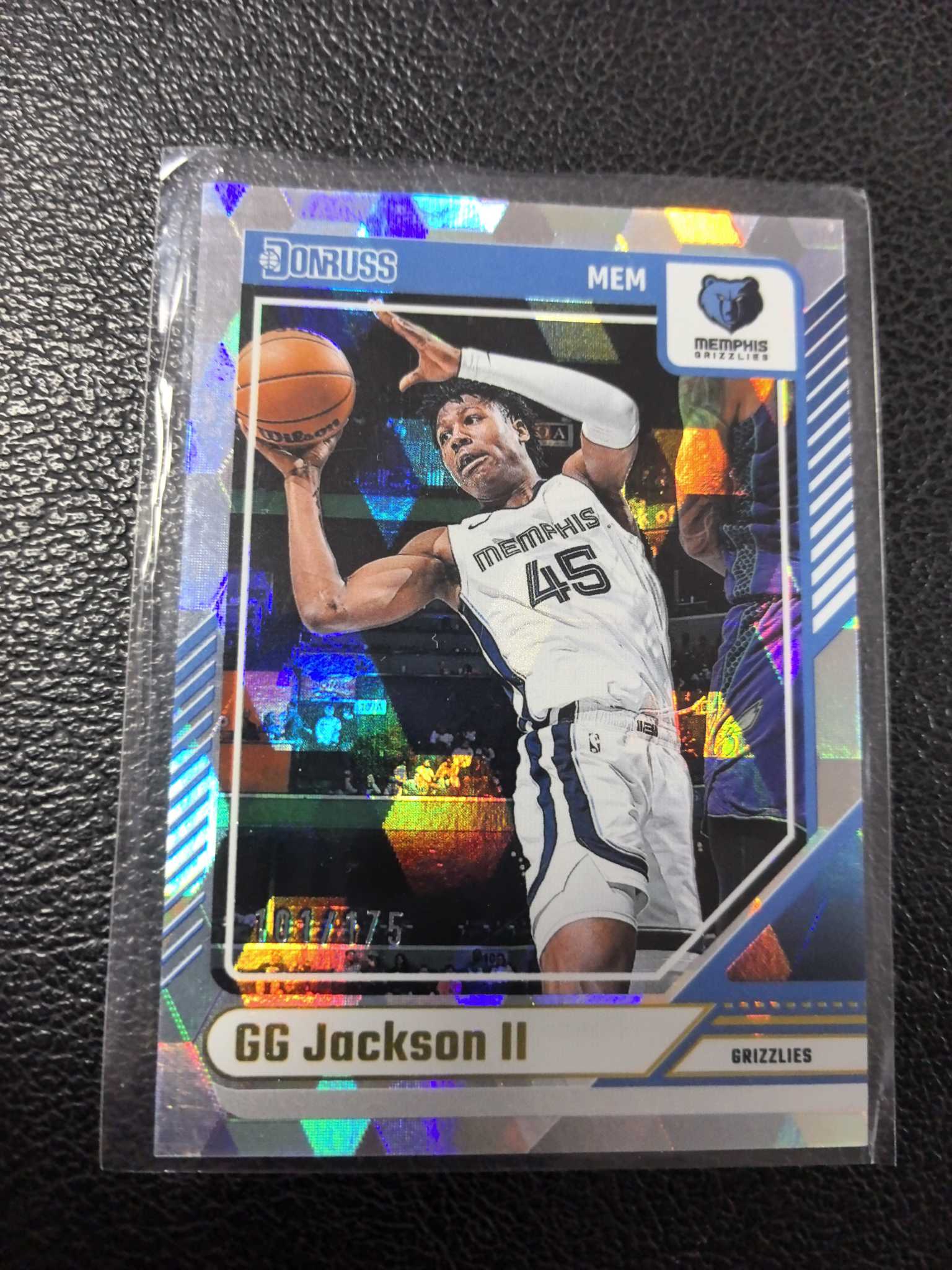 2024-25 GG杰克逊 175编 灰熊 杜蕾斯 钻石折 折射 11-3