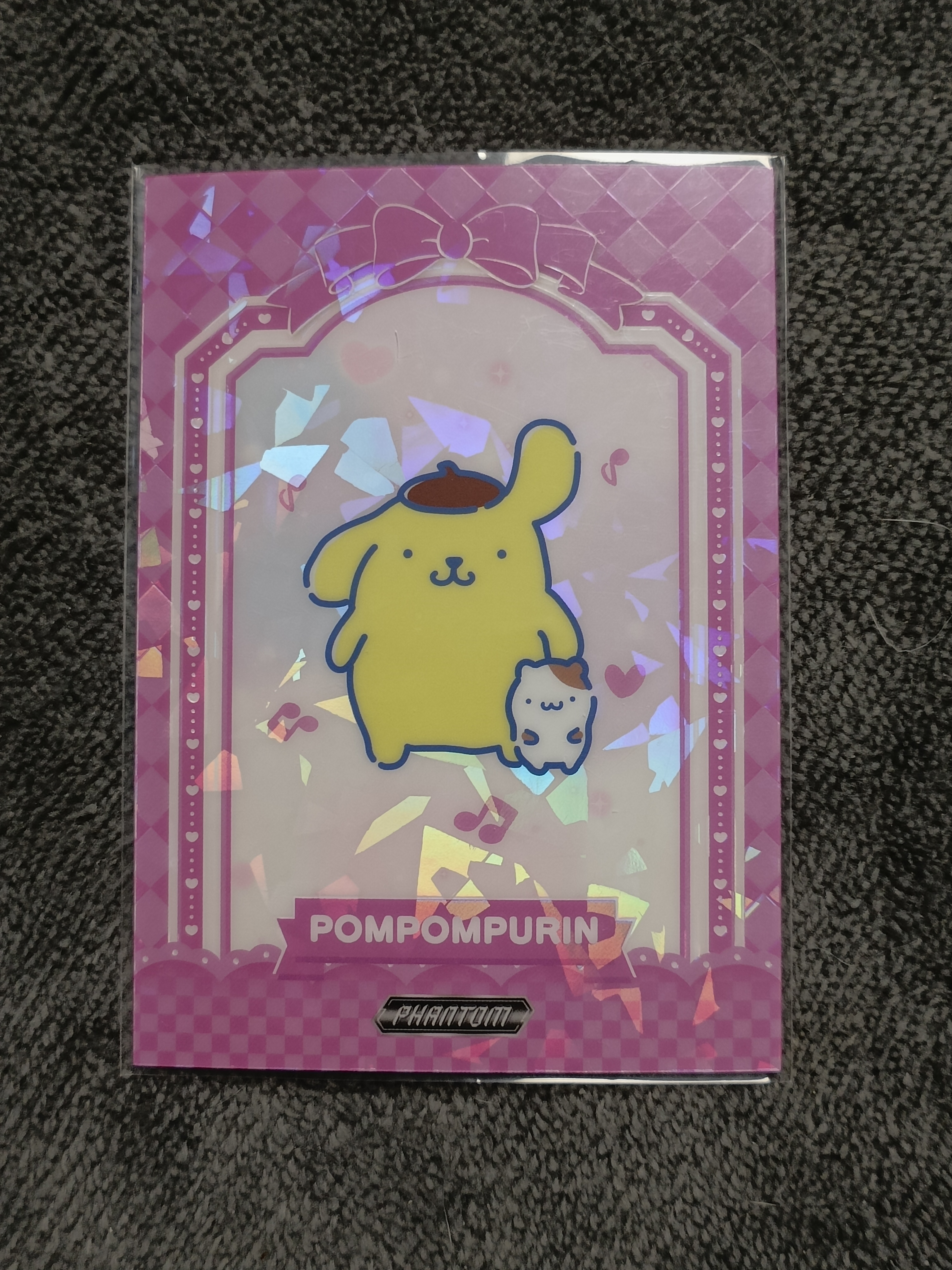 2023 Kakawow PHANTOM 三丽鸥家族系列收藏卡 POMPOMPURIN 布丁狗 【谦谦拍卖】PSA-IPU-19 紫折 017/115编 秋鹿