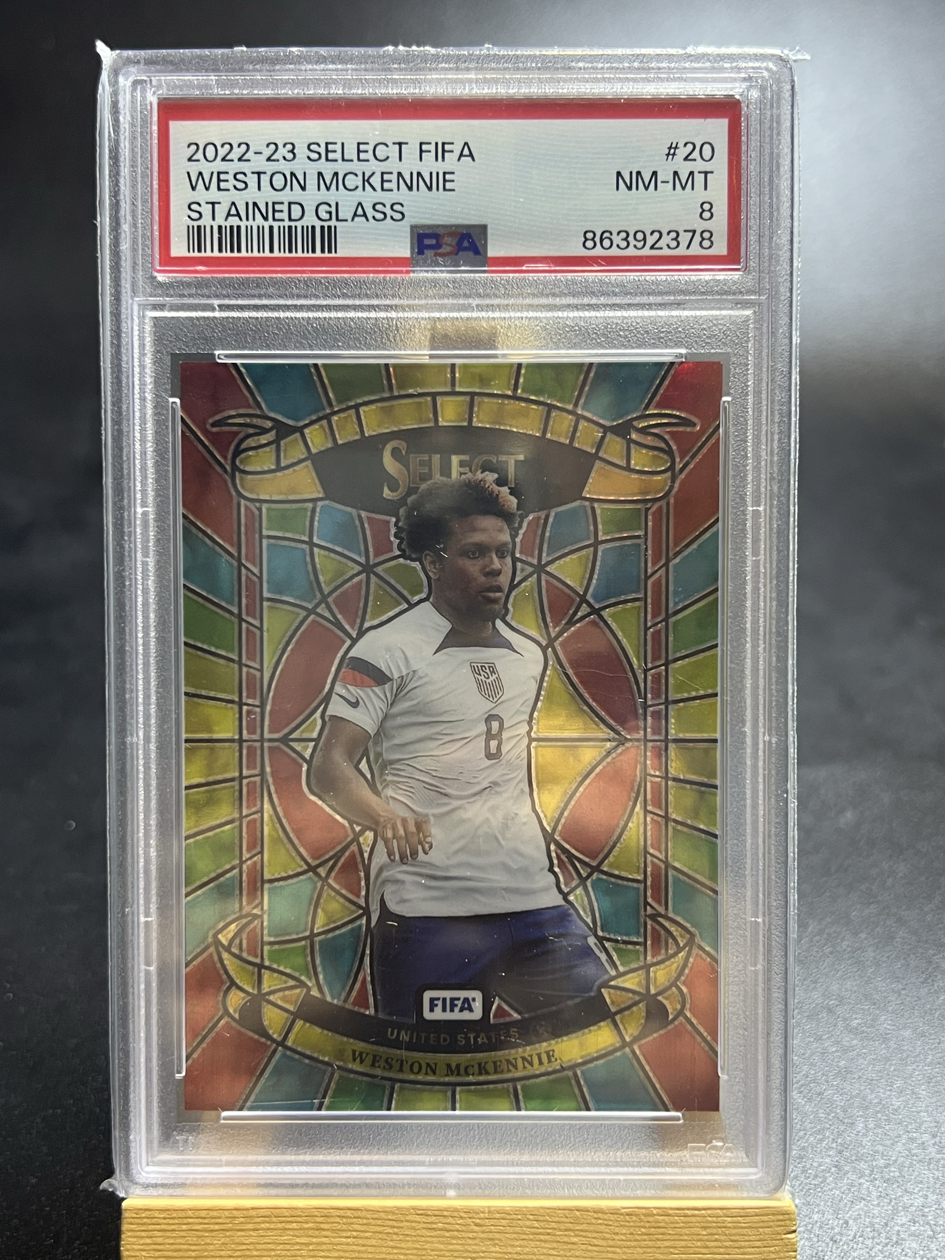 2022-23 Panini Select Weston McKennie 帕尼尼 FIFA 美国 麦肯尼 教堂 大比例 C罗前队友 ssp 未来潜力 psa 8分 李哥 叉叉拍卖
