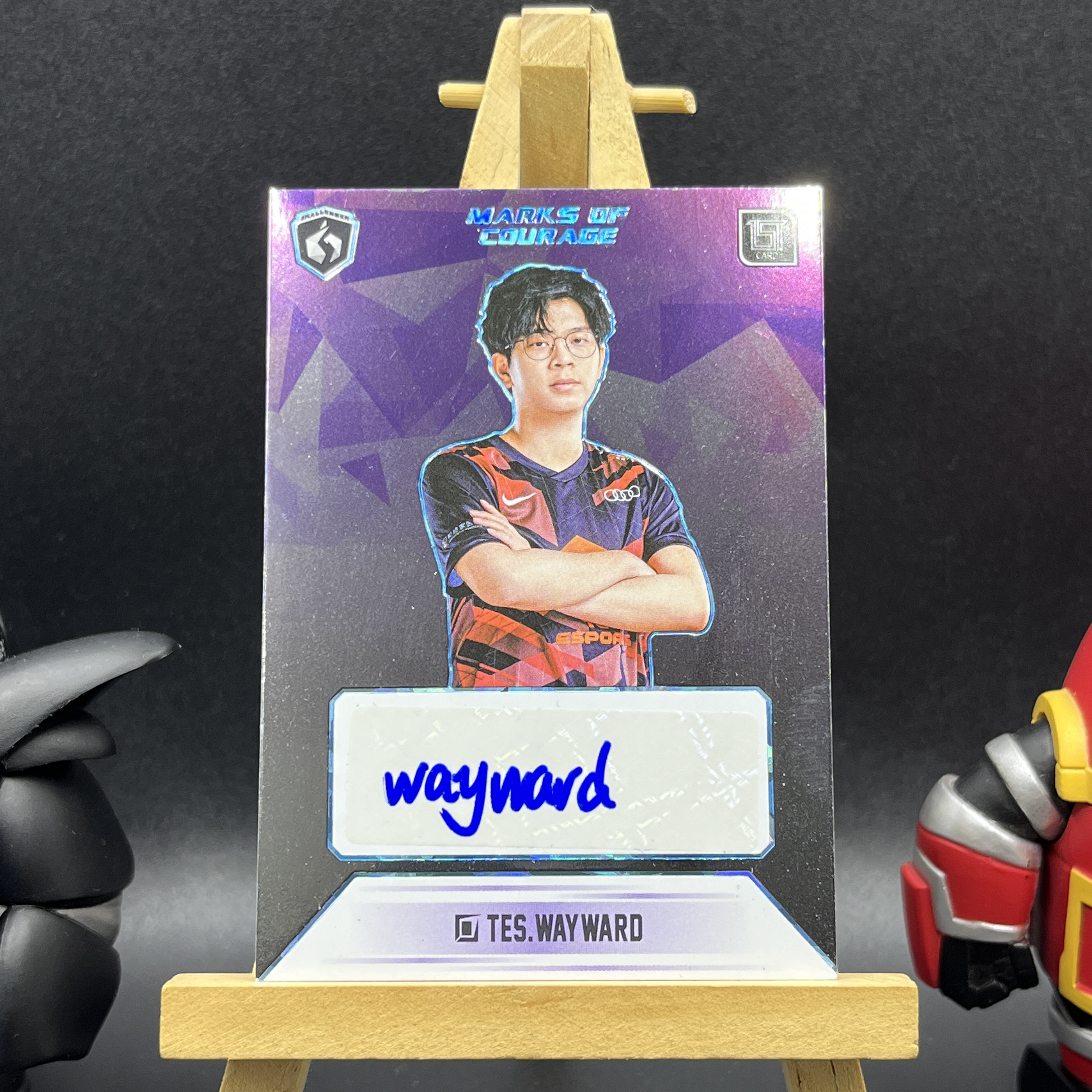 【KabuDa不累计】2022 Buffun 不凡玩品 英雄联盟 挑战者 LPL 选手卡 TES Wayward 签字 20编 勇气印记 东离