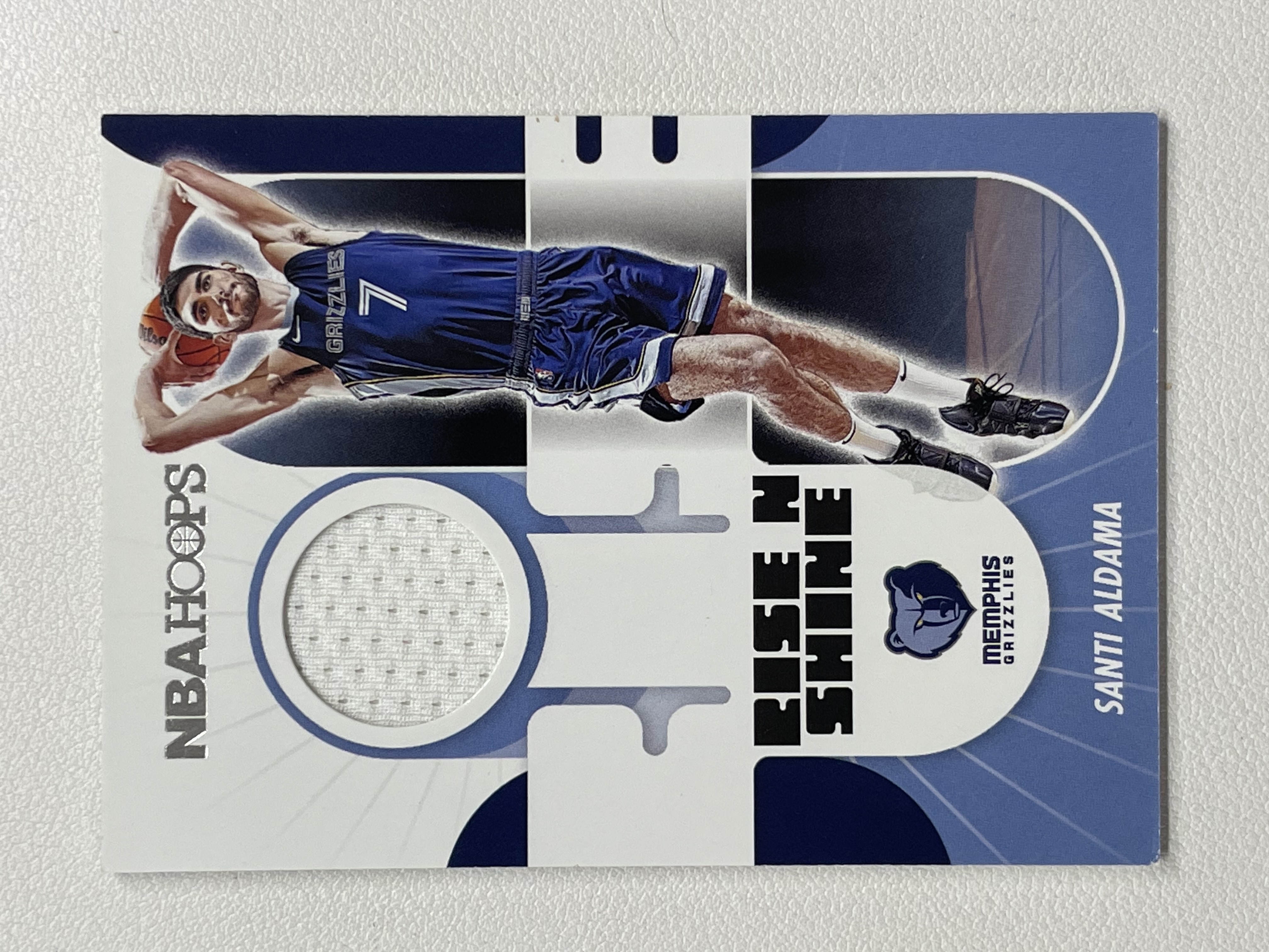 【天秤座拍卖到卡预付85%】2021-22 Hoops 灰熊 Santi Aldama 阿尔达马 新秀 rc 球衣 卡品如图 实卡好看 收藏必备※花儿最美