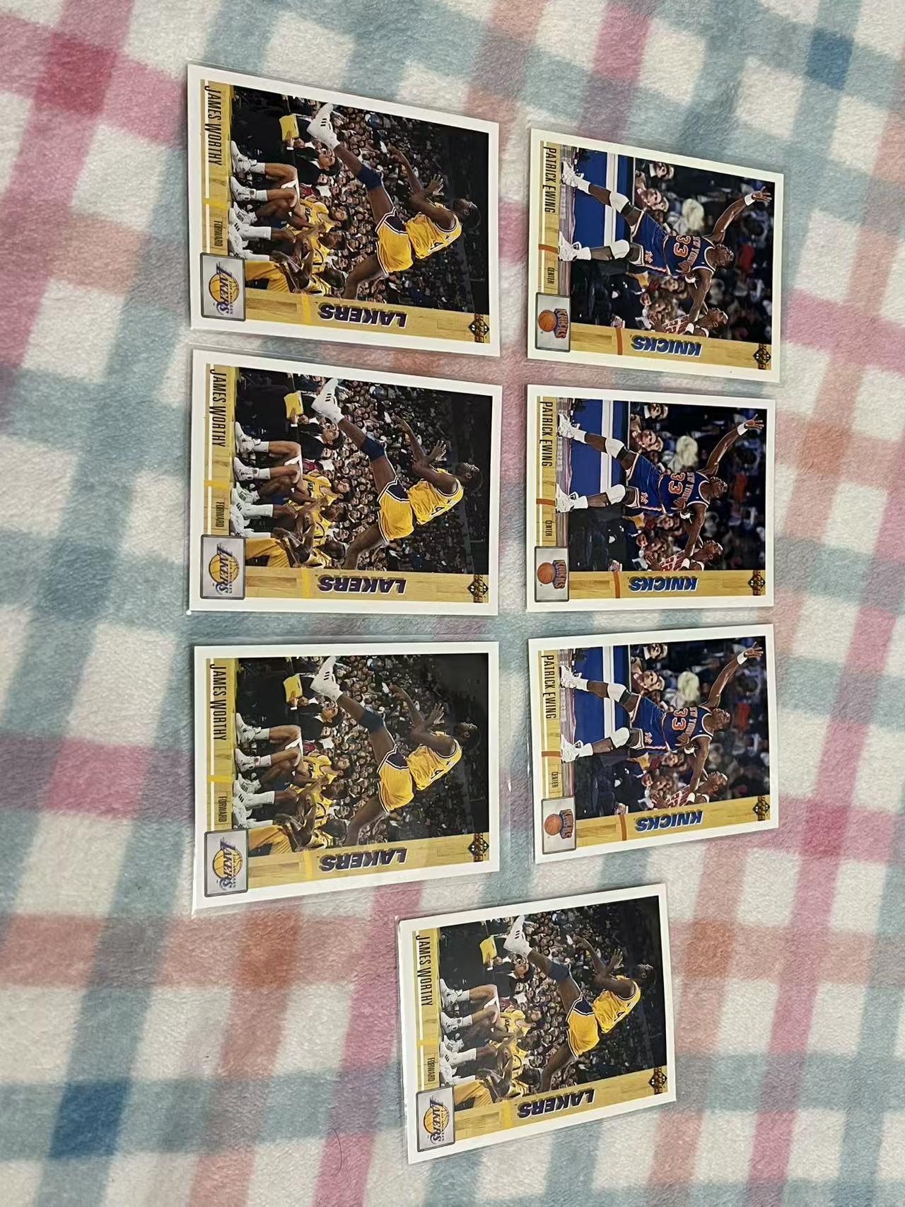 1992 Upper Deck UD 27张打包 拉里伯德 魔术师约翰逊 尤因 詹姆斯沃西 斯托克顿 摩西马龙 巴克利 皮蓬 罗德曼等【老人 老卡 老特】#792