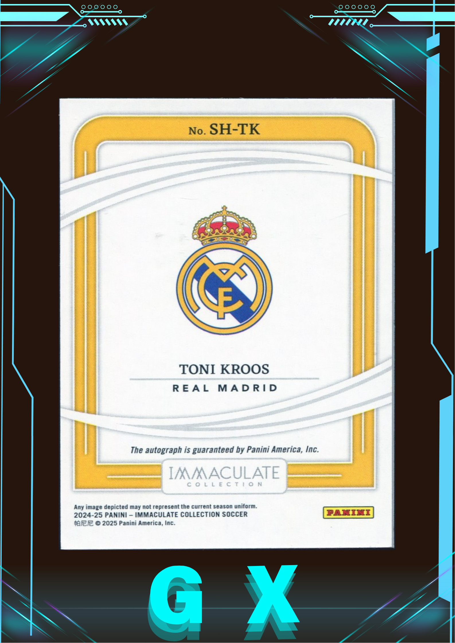 2024-25 Immaculate系列 托尼·克罗斯 Toni Kroos 3/48编 沙盒 皇马 签字 !【钩玄卡店】Will