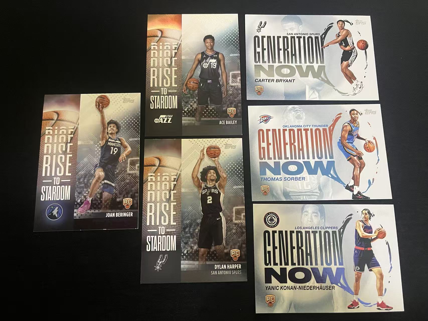 2025 Topps Flahship RC lot 若昂-贝兰热 艾斯-贝利 迪伦-哈珀 卡特-布莱恩特 托马斯-索伯 亚尼克·科南·尼德豪泽