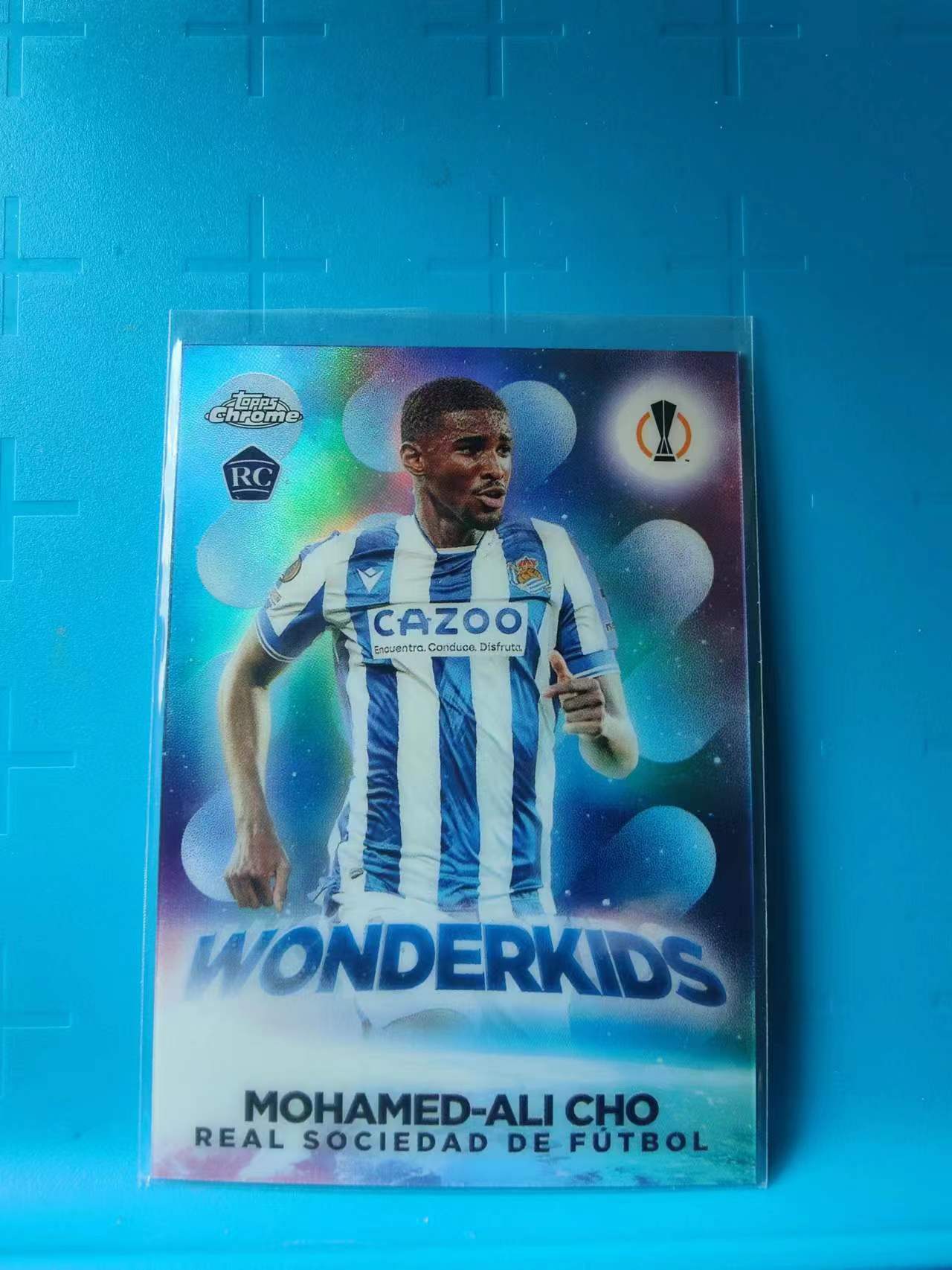 2023 Topps Chrome mohamed ali cho 欧冠  皇家社会 穆罕默德 阿里 肖 新秀RC  WONDERKIDS 神奇小妖 特卡 银折 折射 卡品如图 X011E