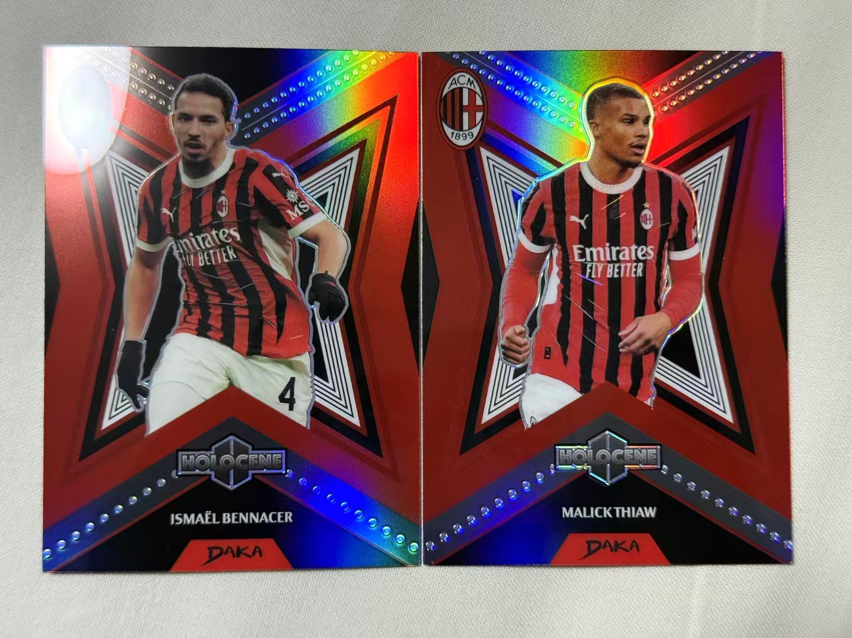 2024-25 DAKA AC米兰队盒 thiaw 【mxn拍卖】达咖 达卡 佳夫 本纳赛尔 45编 AC米兰 AC MILAN 德国 阿尔及利亚 凑套必备 不发到付