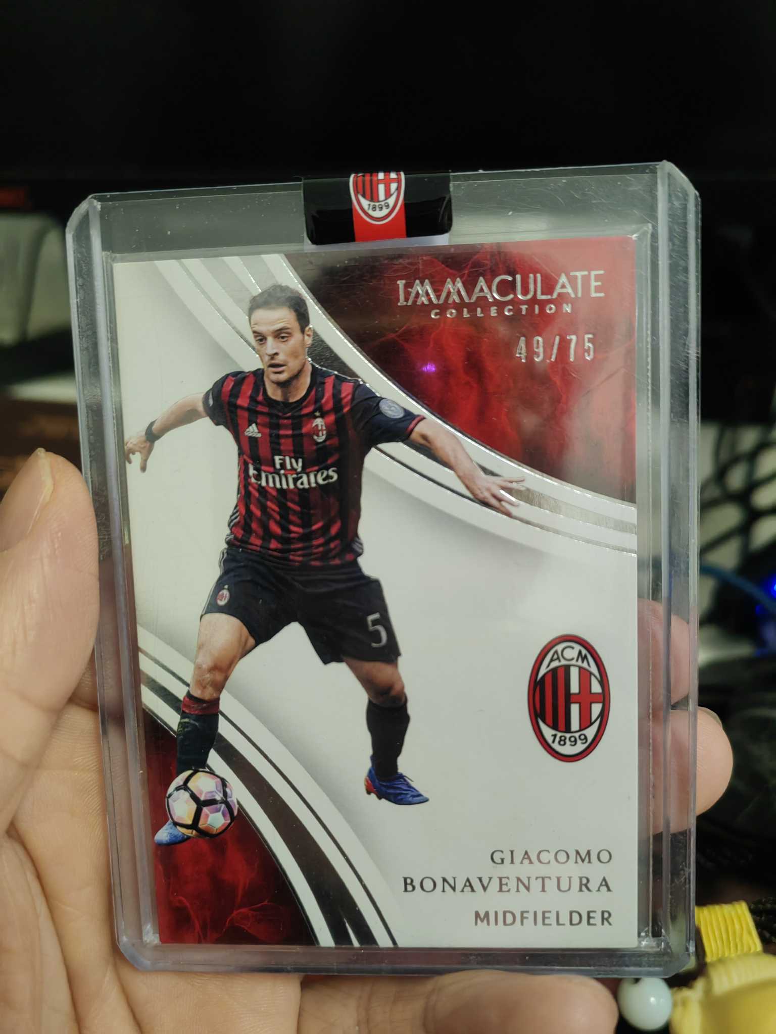 2021-22 Panini Immaculate Giacomo Bonaventura 意大利 AC米兰 元年imm 博纳文图拉 75编 base卡 !!!