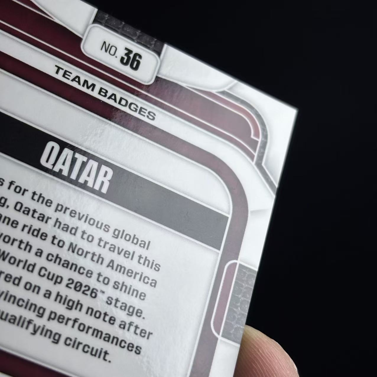 2026 Panini Prizm World Cup Qatar 【SQ拍卖】世界杯PZ FIBA 卡塔尔 Team Badges 队徽 队标 特卡 银折 折射 大比例 SP 专收必备 带折/犯困