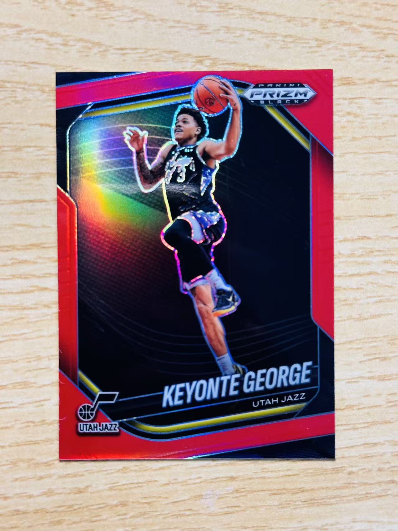 2024-25 Panini Prizm Keyonte George 嘿嘿代卖 基昂特 乔治 红折 299编 爵士 收藏必备