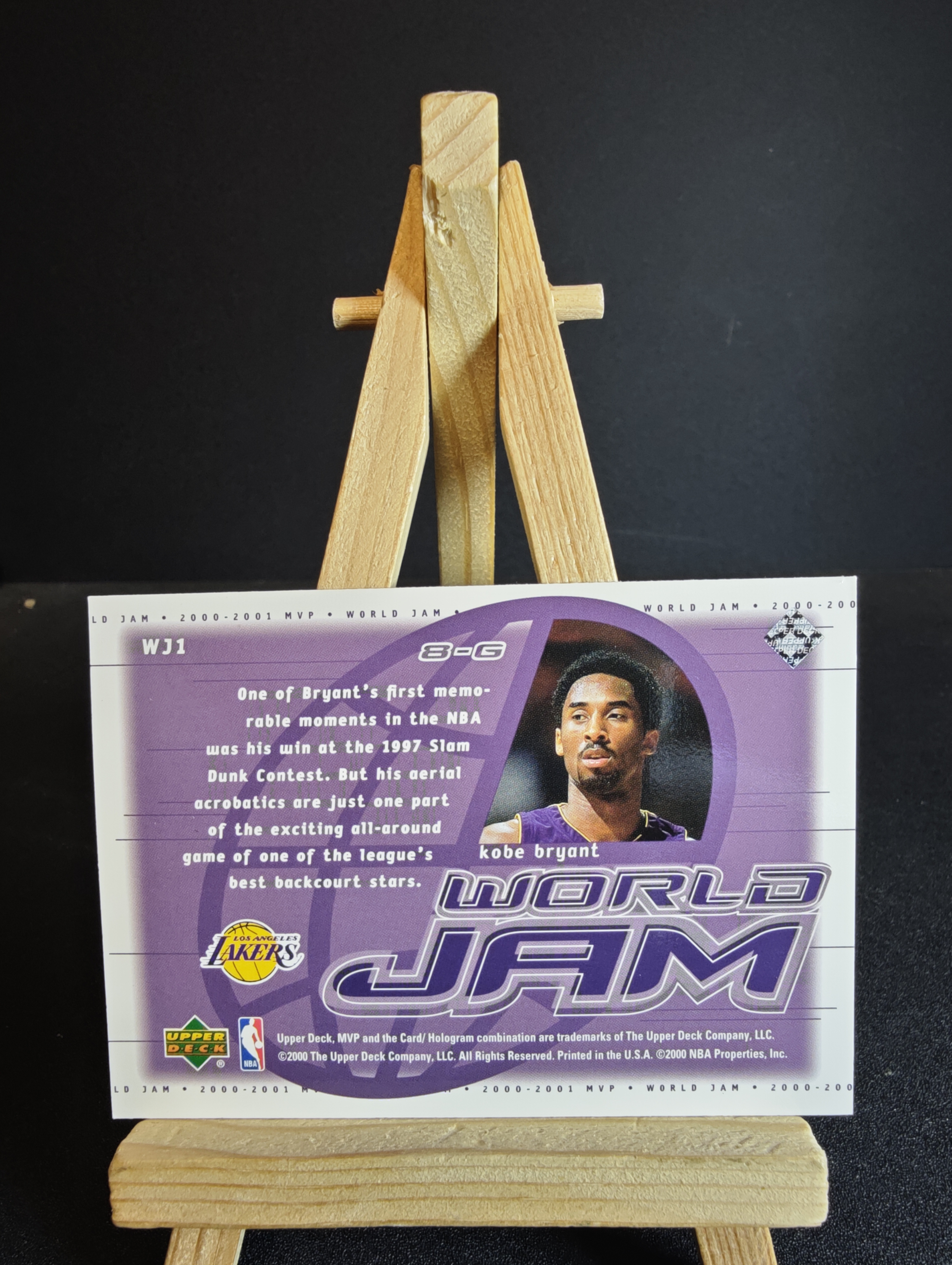 2000-01 Upper Deck MVP Kobe Bryant ud 科比 布莱恩特 特卡 卡品如图 杰瑞11.15 91代拍